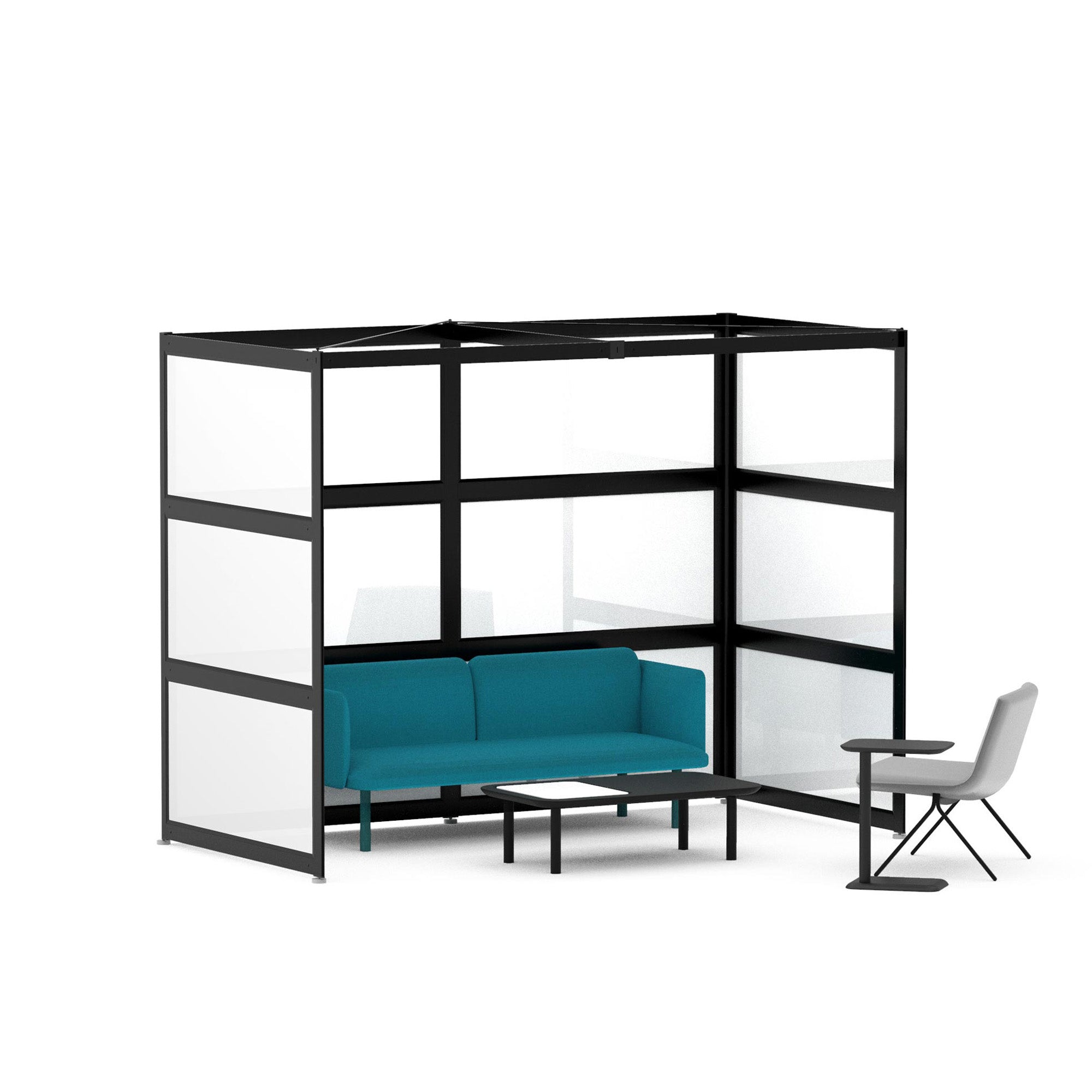 PoppinSpaces Recess Space 108502 - Stylish and Functional Office Storage Solution for Home & Workspace Organization
