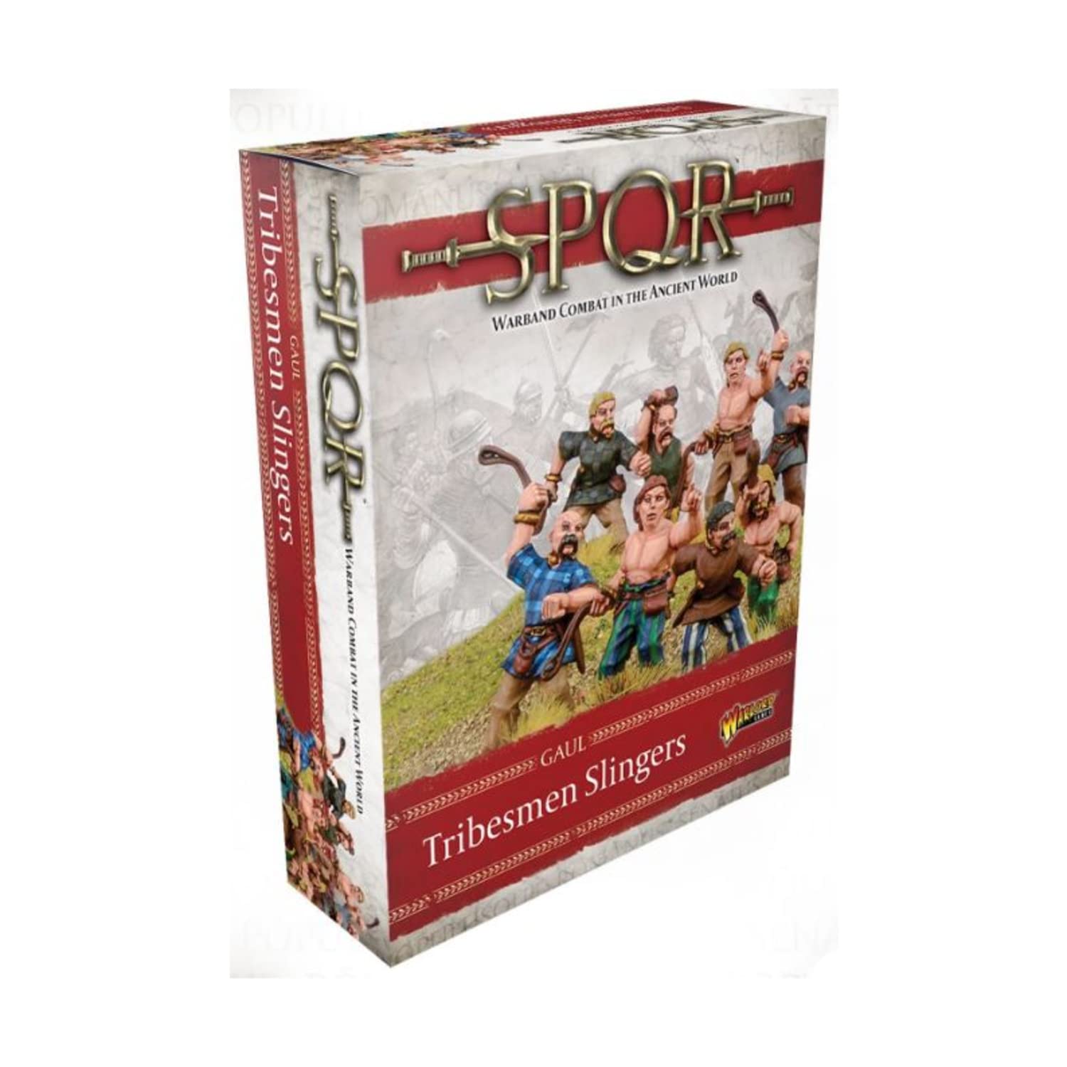 SPQR Warlord Games Gaul Tribesmen Slingers - 28mm Historical Miniatures for Tabletop Wargaming & Painting | Ancient Gaul Warriors for Warhammer & Historical Battles