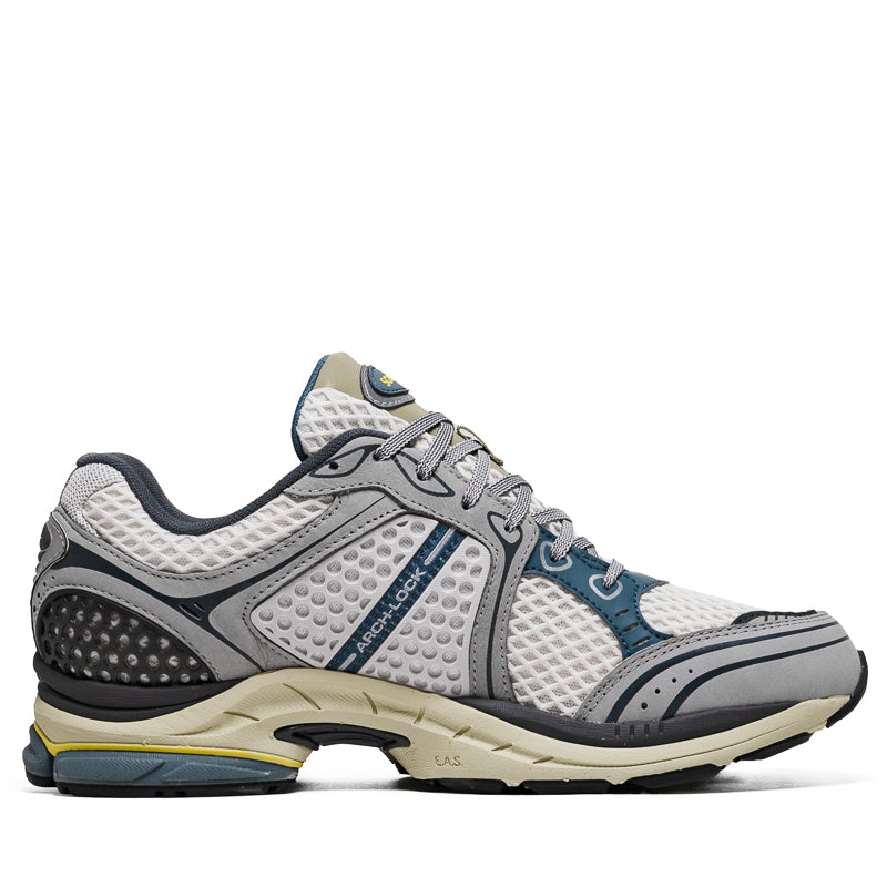 Saucony Progrid Triumph 4 Running Shoes for Men - Ice/Orion Blue | Lightweight Cushioned Sneakers for Road Running, Jogging & Gym Workouts