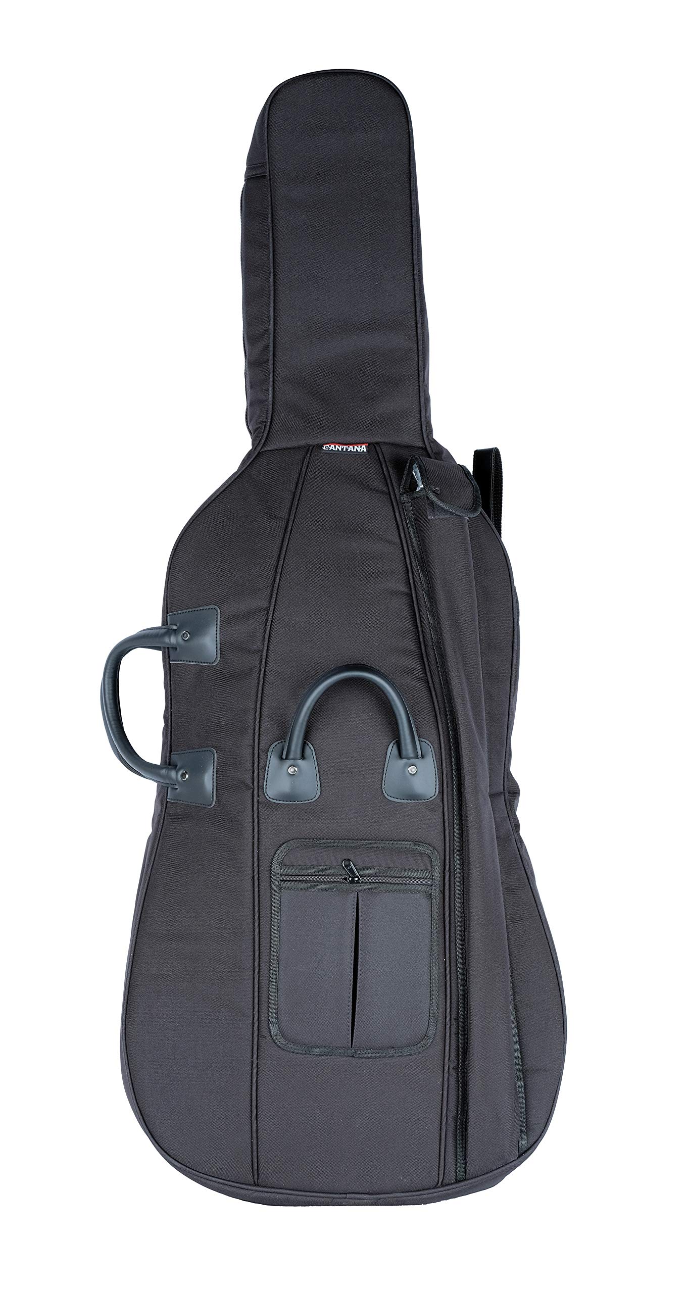 Cantana Pro Thick Padded Cello Bag for 3/4 Size - Premium Protection for Musical Instruments - Perfect for Travel, Storage & School Performances