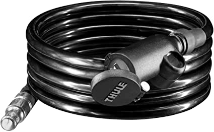 Heavy Duty Cable Lock for Bikes, Laptops & Sports Equipment - Secure Anti-Theft Black Steel Wire Lock - Perfect for Outdoor, Travel & Gym Use