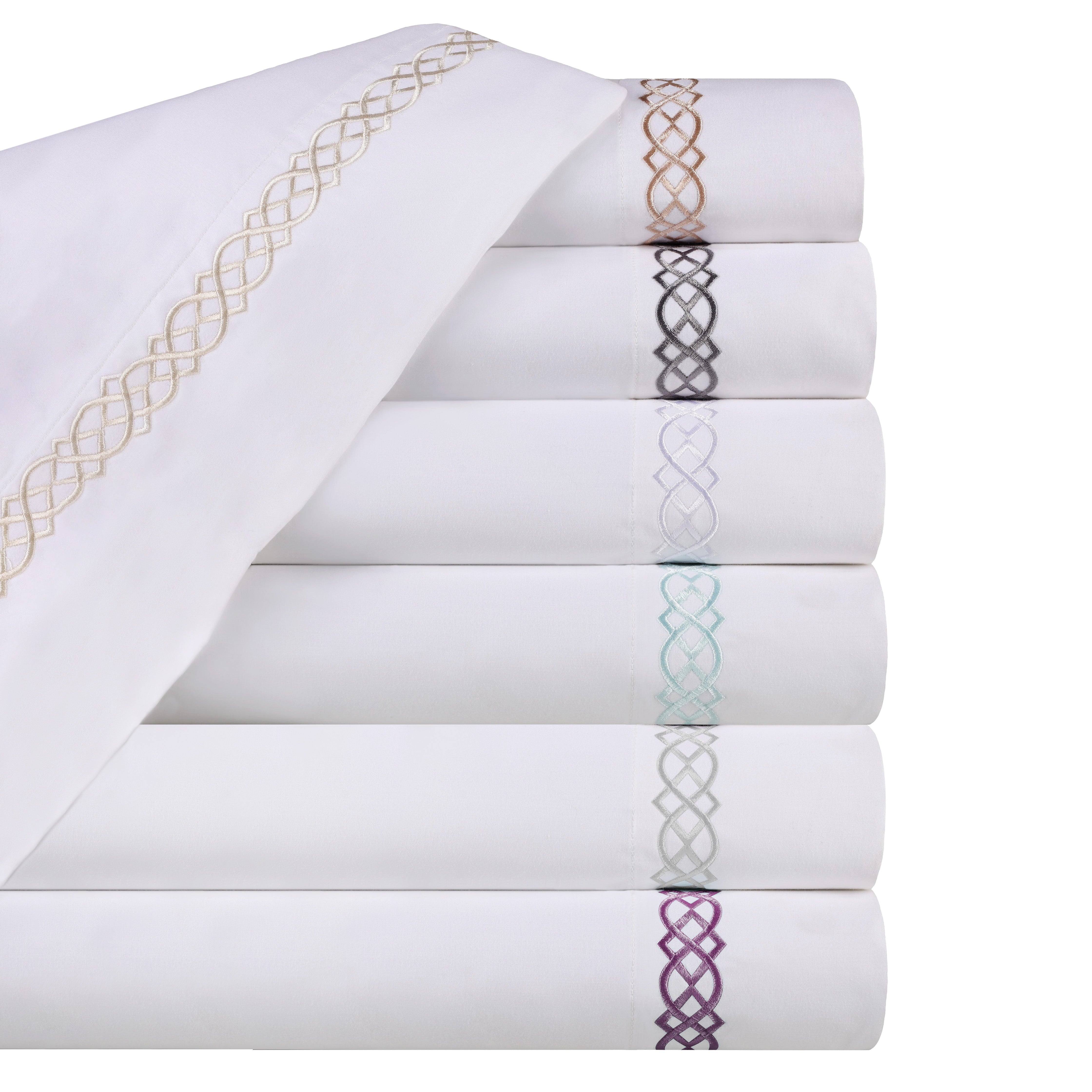 Luxury 1000 Thread Count Egyptian Cotton Bed Sheet Set - Queen Size, Soft & Breathable for Ultimate Comfort - Perfect for Master Bedroom, Guest Room & Hotel Use