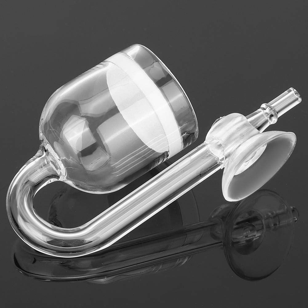Premium CO2 Diffuser for Aquarium Plants - High Carbon Dioxide Content Glass Refiner with Straight Tube Design | Ideal for Aquatic Plant Tanks, Water Grass Aquariums & Freshwater Fish Tanks