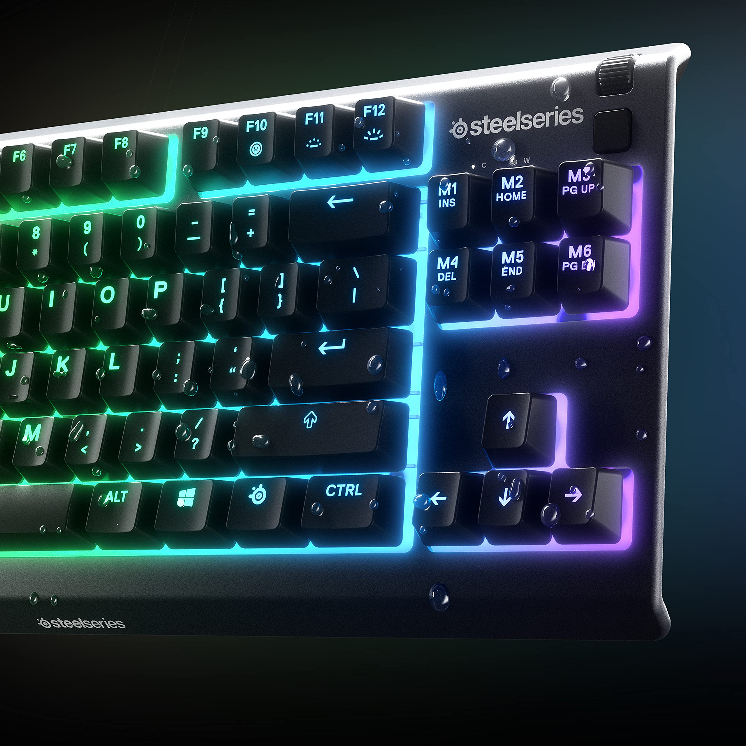 SteelSeries Apex 3 TKL RGB Gaming Keyboard - Tenkeyless Compact Mechanical Keyboard for Esports - 8-Zone RGB Backlit - Wireless Rival 3 Gaming Mouse Combo (Black) - Perfect for PC Gaming, Streaming & Office Work