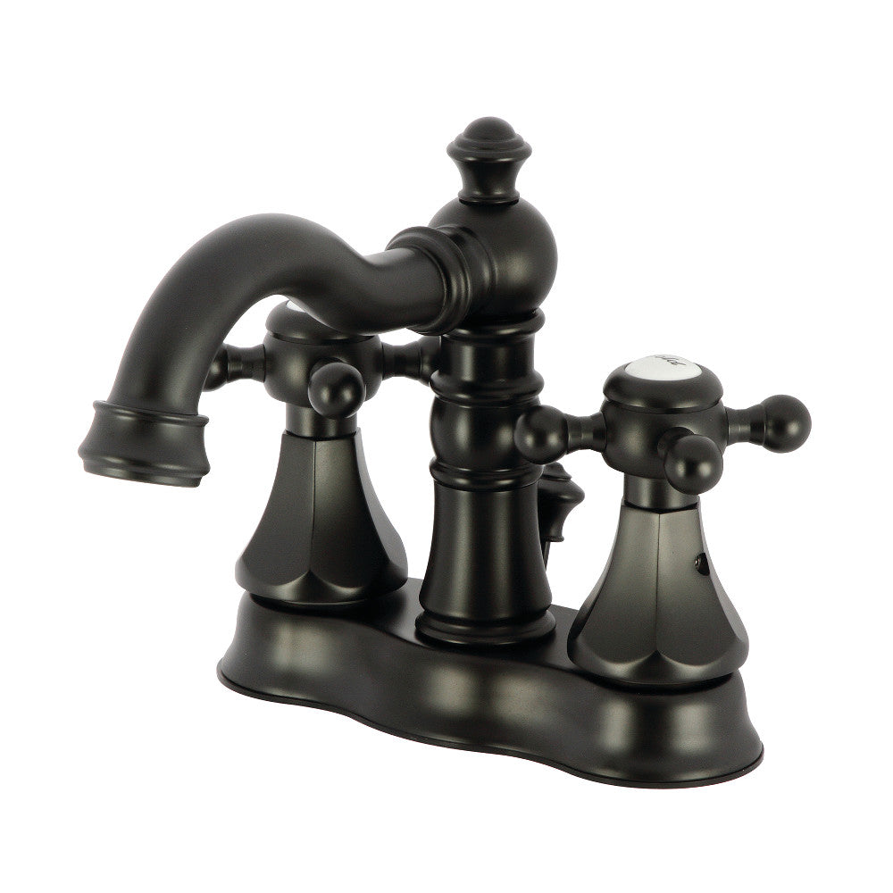 Kingston Brass FSC1601BX Metropolitan 4-Inch Centerset Bathroom Faucet with Pop-Up Drain - Perfect for Modern Bathroom Vanities & Powder Rooms