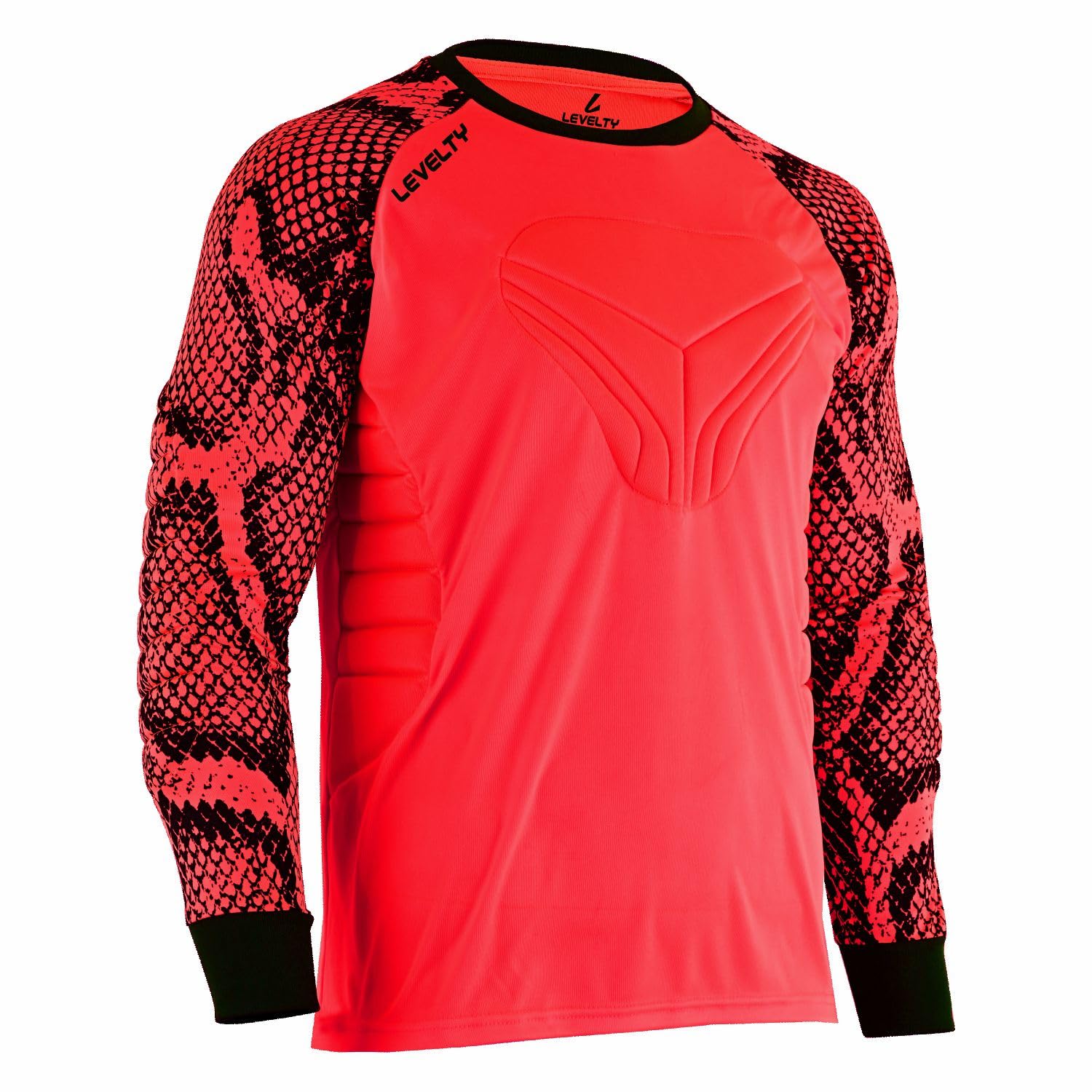 Breathable Multi-Padded Goalkeeper Jersey for Adults & Kids - Long Sleeve Goalie Soccer Shirt for Men & Youth - Perfect for Training, Matches & Outdoor Football Games