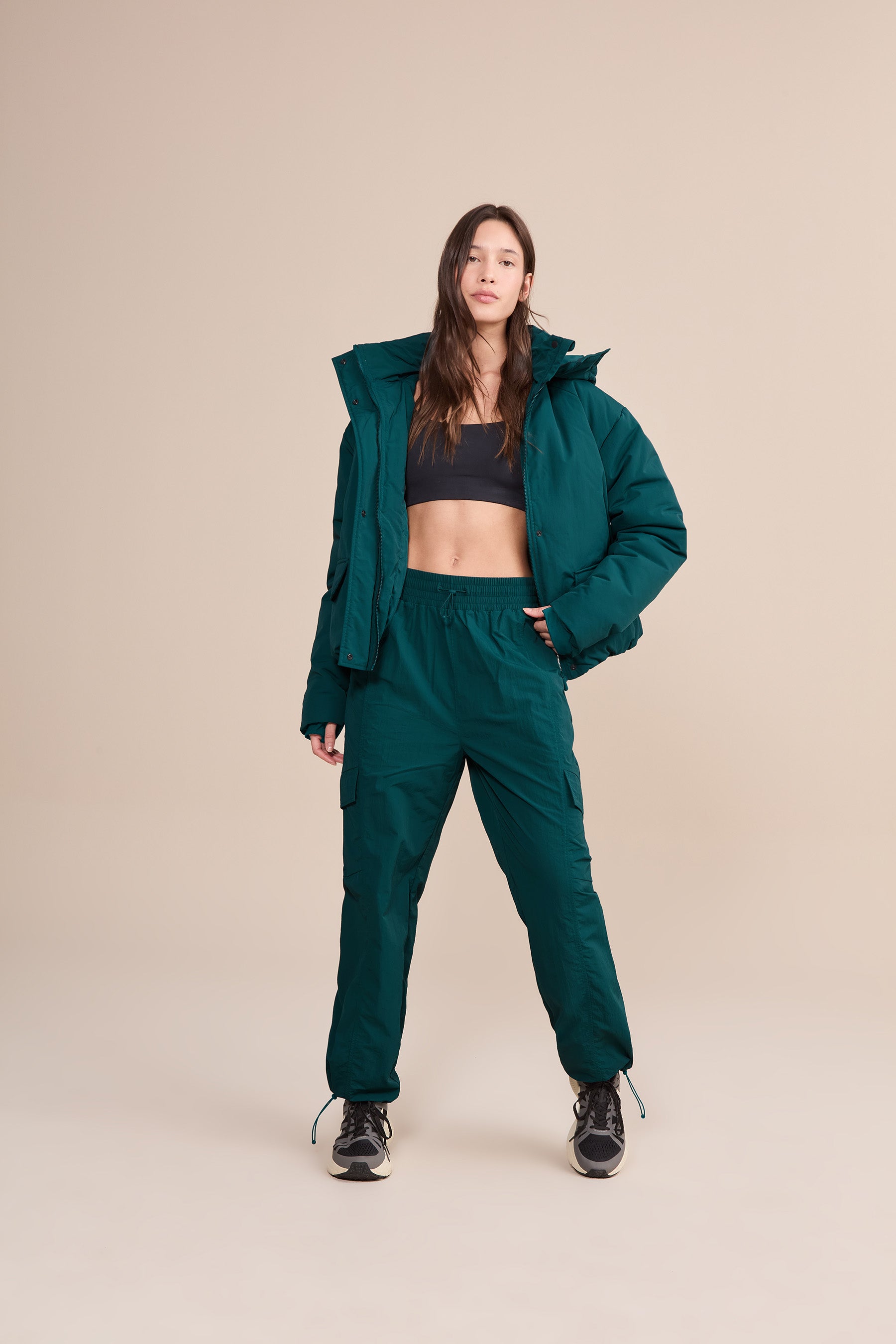 Fluffy Nylon Core Jacket - Lightweight Warm Winter Coat for Women & Men | Perfect for Outdoor Activities, Hiking, and Cold Weather Fashion