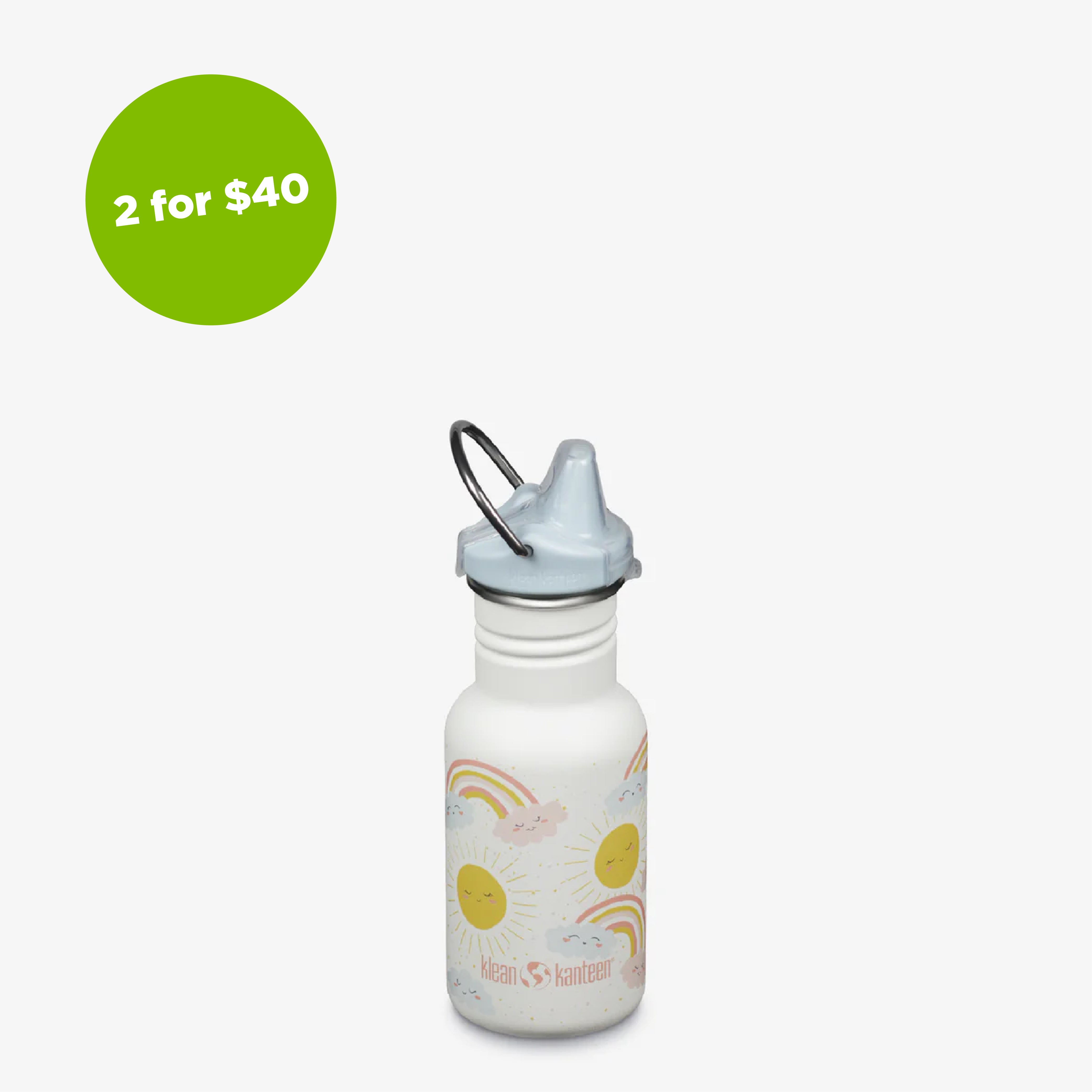 12oz (355ml) Classic Kids Sippy Cup with Spill-Proof Lid - BPA Free Leak Proof Toddler Water Bottle for Daycare, Travel & Outdoor Activities