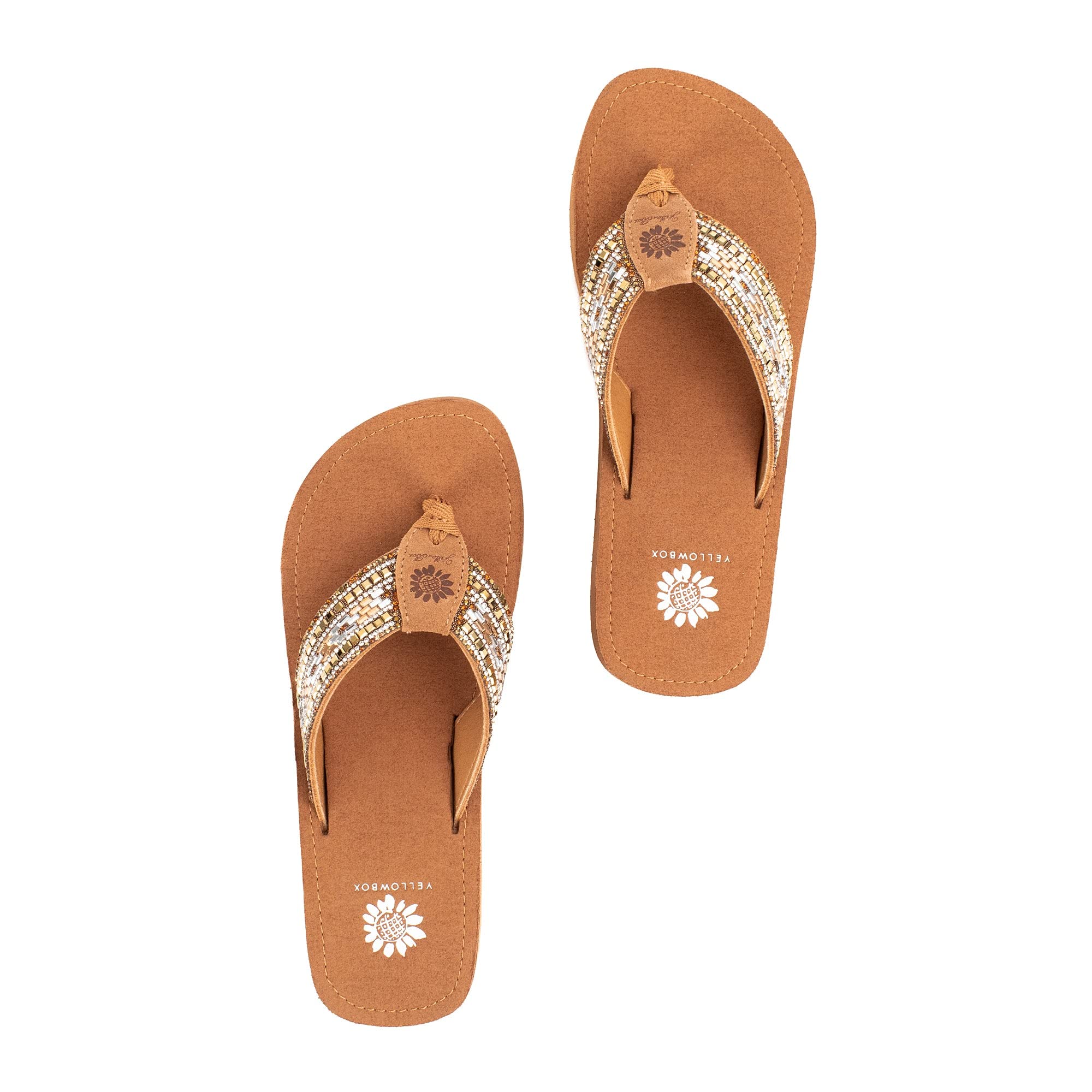 Yellow Box Women's Jabiru Sandal - Comfortable Casual Strappy Sandals for Summer | Beach, Vacation & Everyday Wear