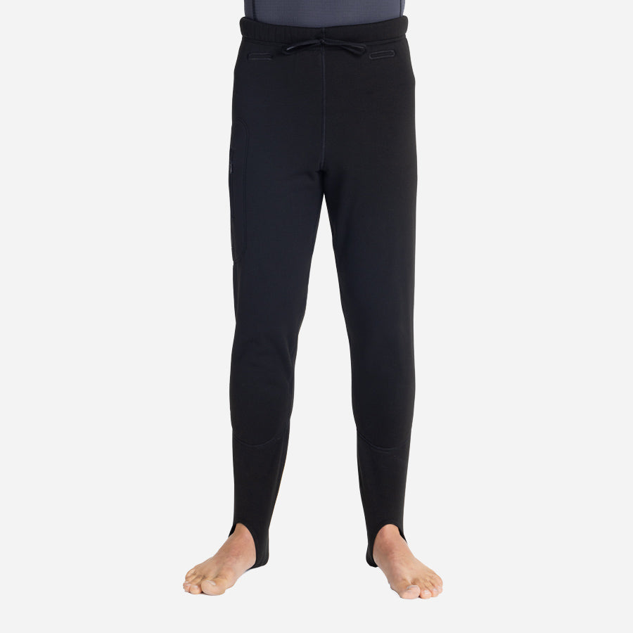 Fourth Element Men's Arctic Thermal Leggings - Black, Size M, Short Length - Cold Weather Base Layer for Skiing, Hiking & Outdoor Activities