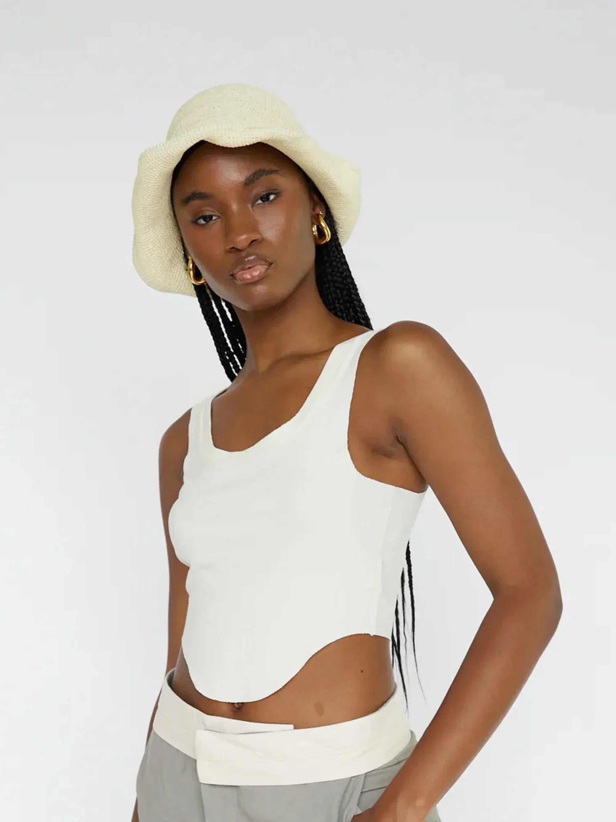 Isola Corset Tank Top for Women - Slimming Shapewear with Comfortable Fit | Perfect for Layering, Casual Wear & Everyday Outfits