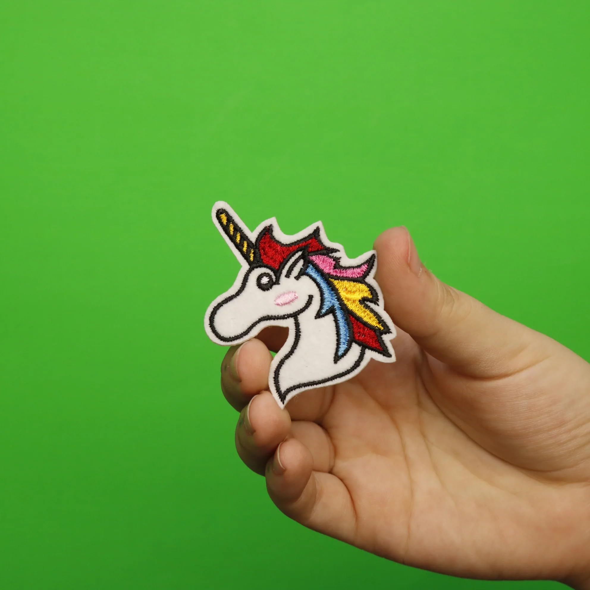 Blushing Unicorn Iron On Patch - Mystical Animal Embroidery for DIY Crafts, Costumes & Backpacks - Cute Sew On Applique for Kids Clothing & Accessories