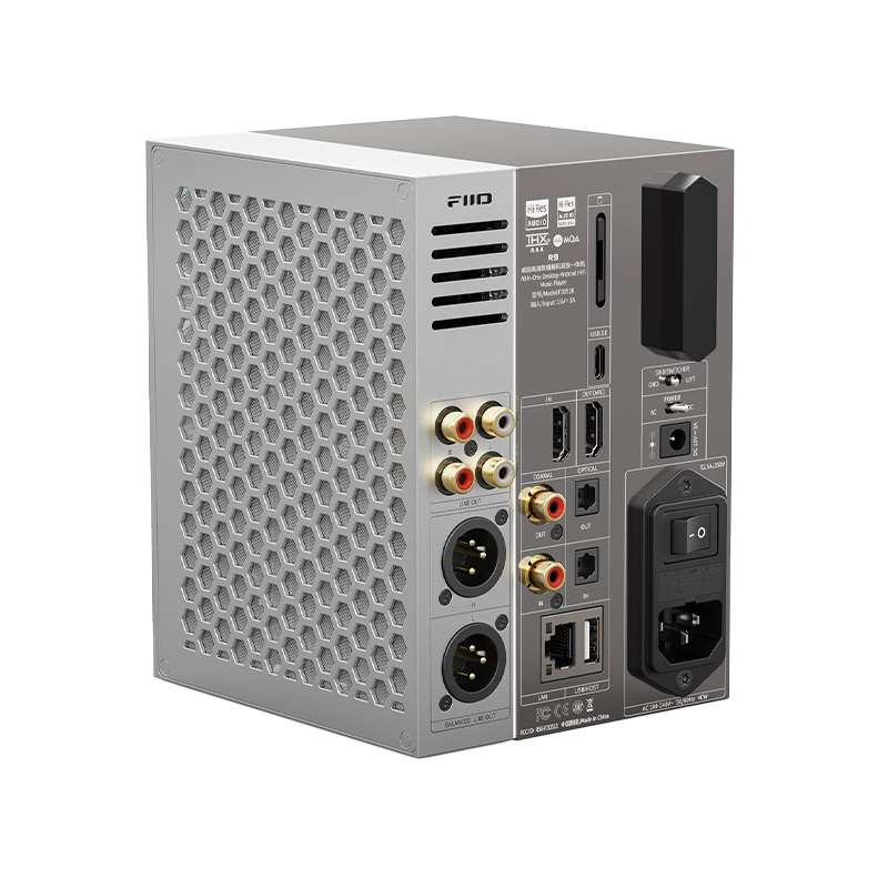 FiiO R9 Flagship All-in-One Audio Player, Streamer, Headphone Amplifier & DAC - Premium Hi-Fi Music System for Home & Studio Use