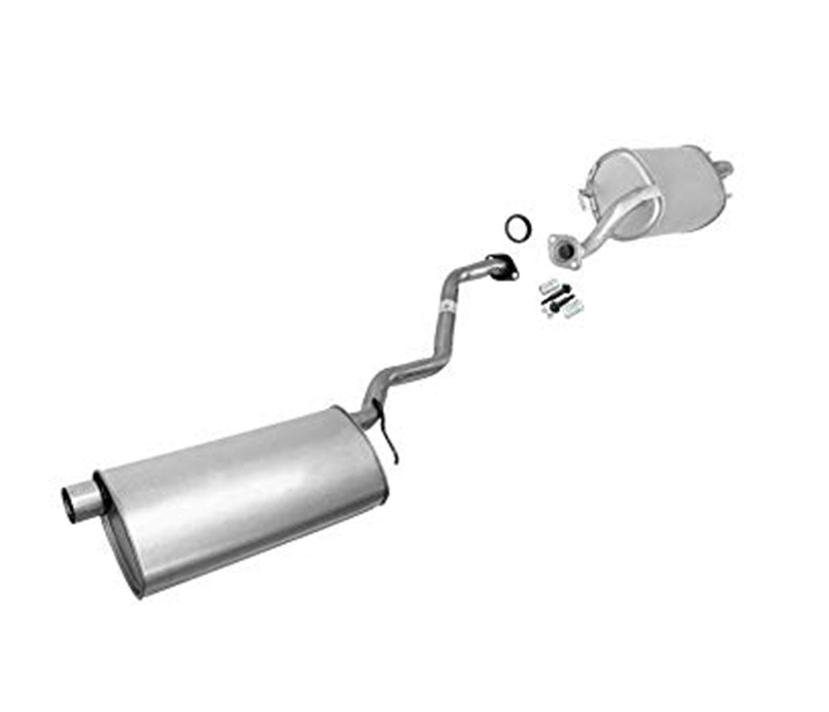 99-03 Lexus RX300 Middle & Rear Muffler Exhaust System - Direct Replacement with Welding Required | Perfect for Performance Upgrade & Exhaust Repair