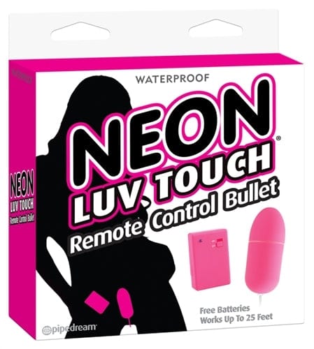 Neon Luv Touch Remote Control Bullet Vibrator - Pink Adult Toy for Women, Couples Play & Solo Pleasure | Waterproof, Rechargeable & Discreet Packaging