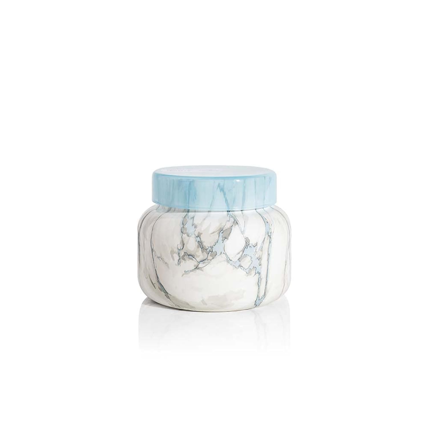 Capri Blue Modern Marble Jar Candles - Luxury Scented Soy Wax Candles for Home Decor - Long Lasting 19oz Aromatherapy Candles - Perfect Gift for Housewarming, Wedding & Relaxation - Blue Jean Fragrance