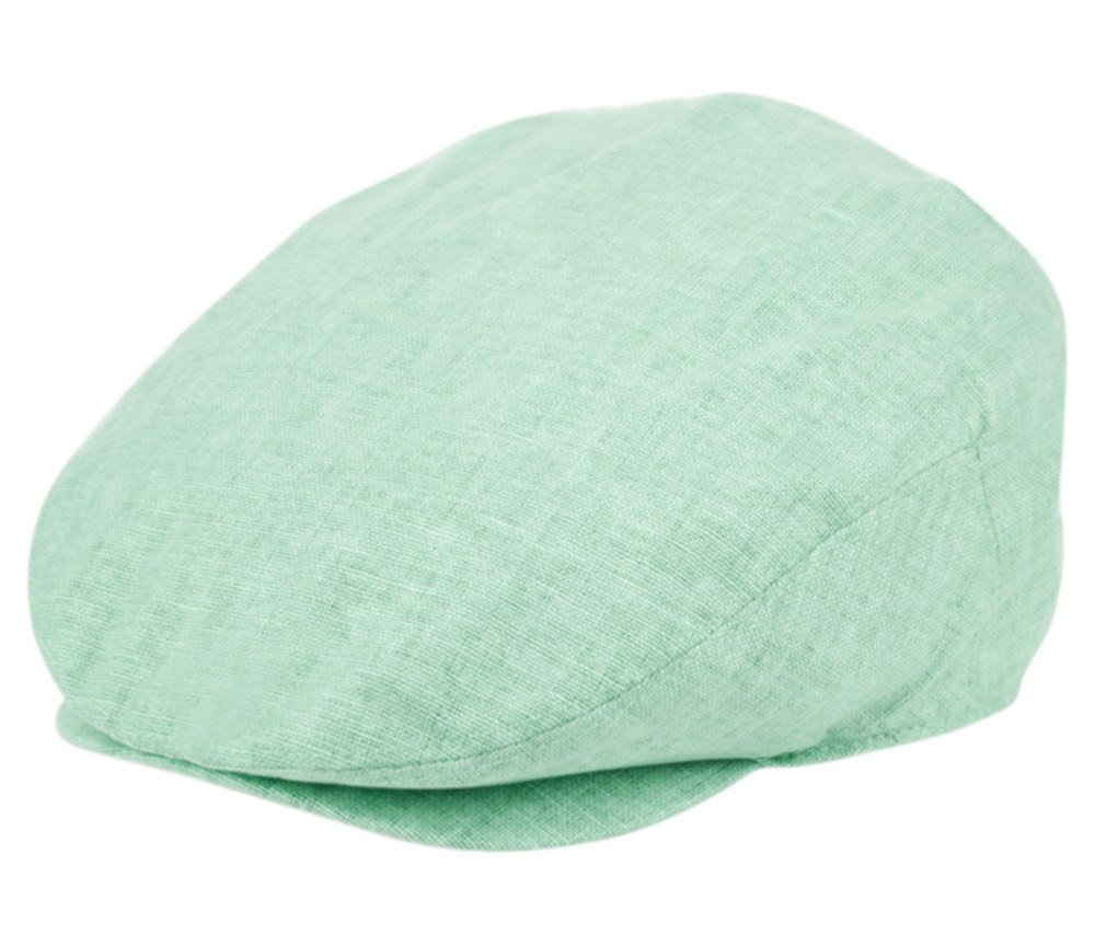 Men's Linen Flat Ivy Gatsby Summer Newsboy Hat - Vintage Style Casual Cap for Outdoor, Beach & Summer Fashion