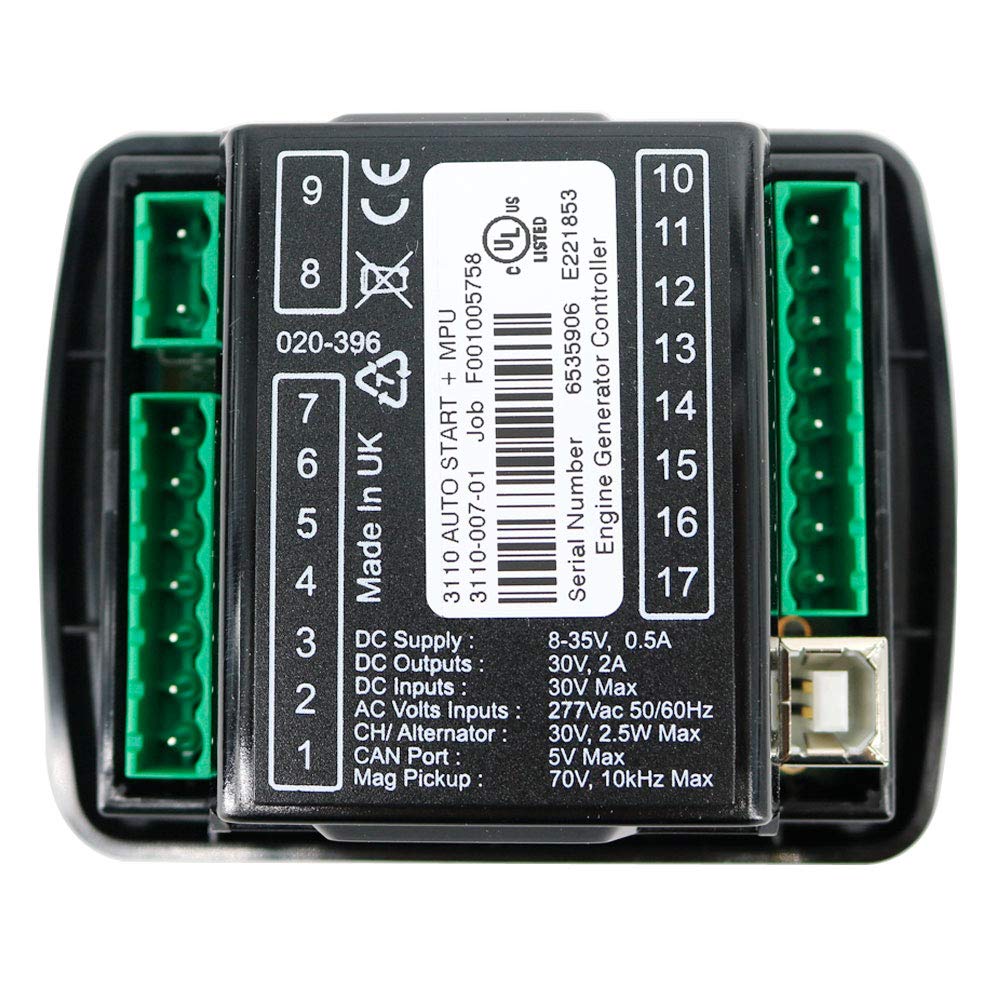 DSE3110 Diesel Generator Controller - Reliable Genset Control for Power Outages