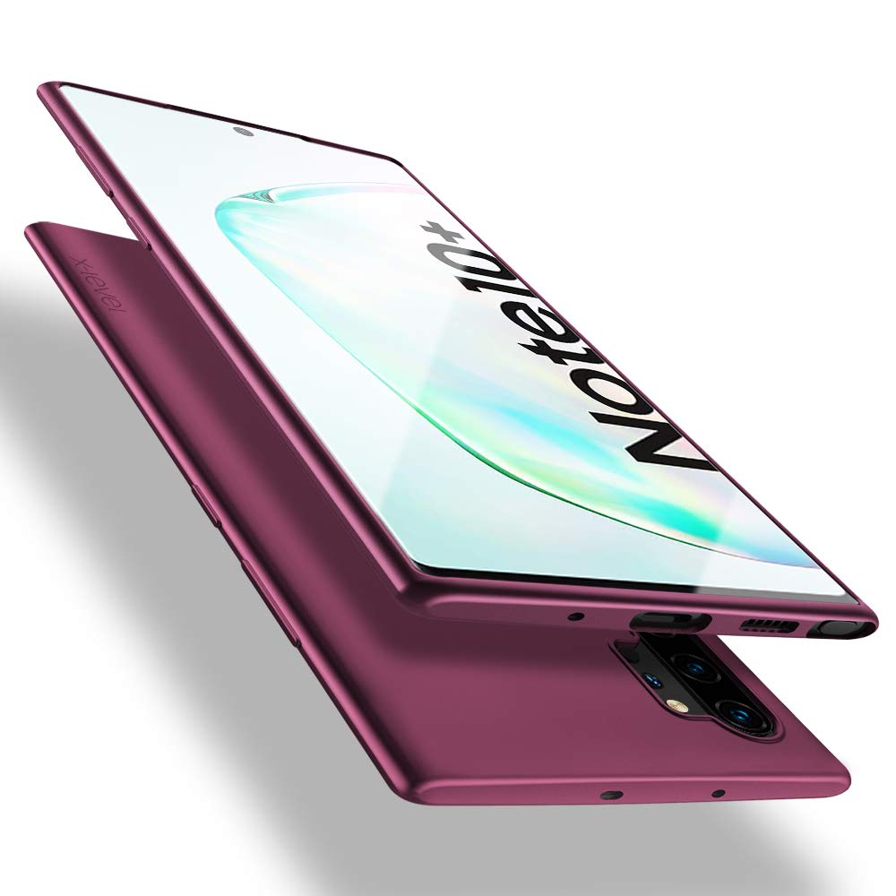 X-level Slim Fit Soft TPU Ultra-Thin Galaxy Note 10 Plus/Note 10 Plus 5G Case with Matte Finish Coating for Enhanced Grip - Perfect for Everyday Use and Travel