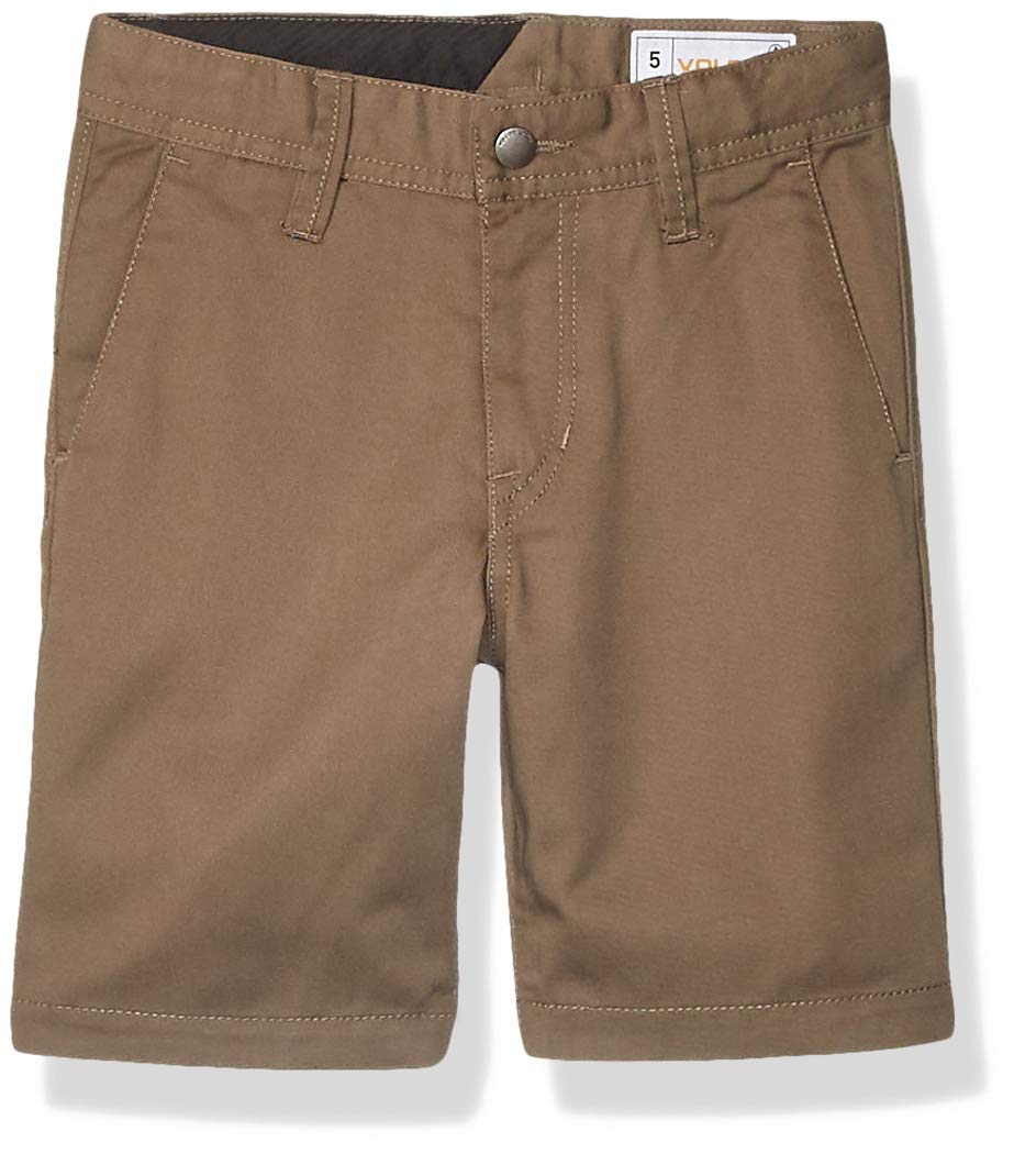 Volcom Boys' Frickin Cotton Twill Chino Shorts - Big & Little Boys Sizes | Comfortable Casual Wear for Summer, Beach, and Outdoor Activities