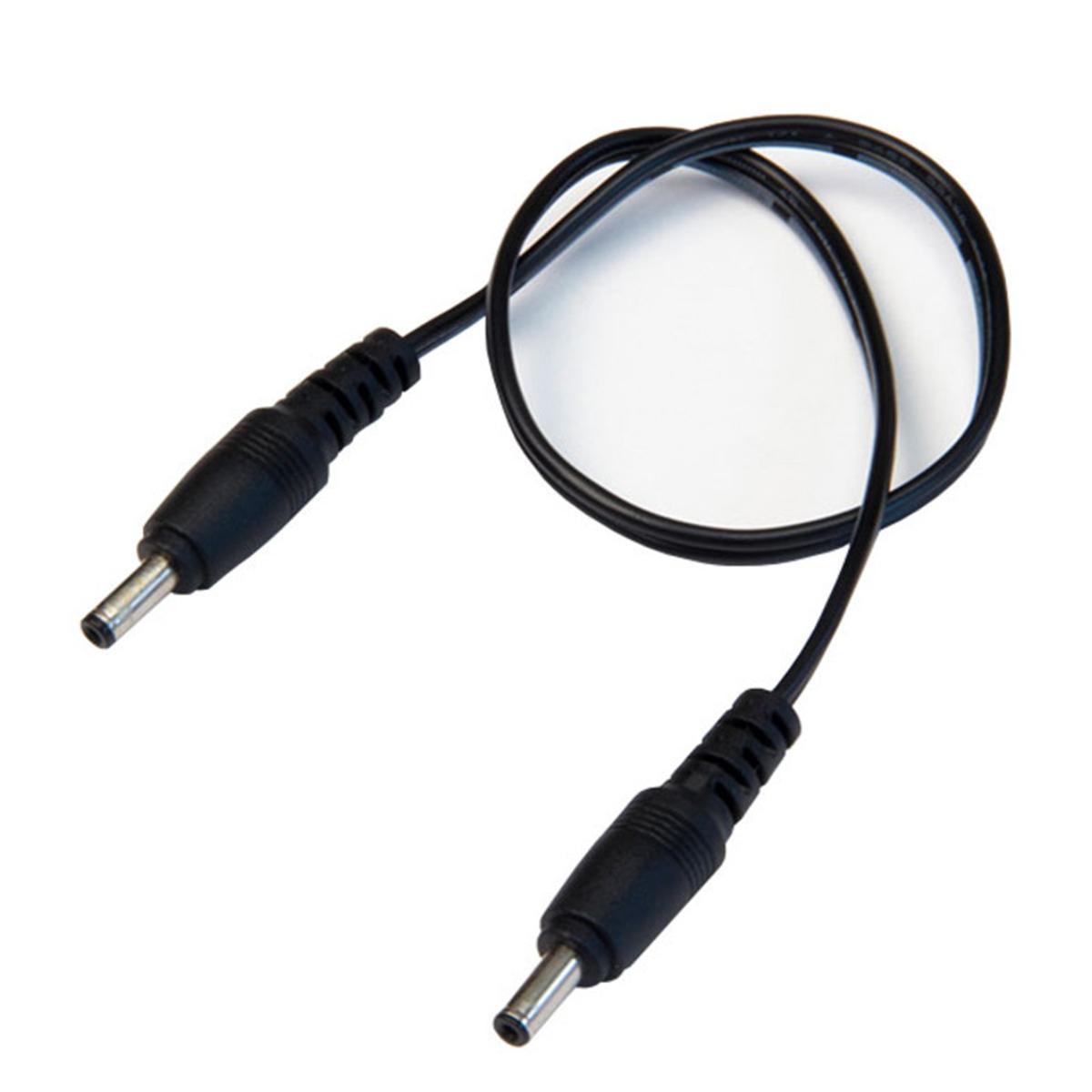 12in. Male to Male Cable Connector for GM Under Cabinet Lighting - Black - Perfect for Kitchen, Closet & Cabinet LED Strip Light Installation