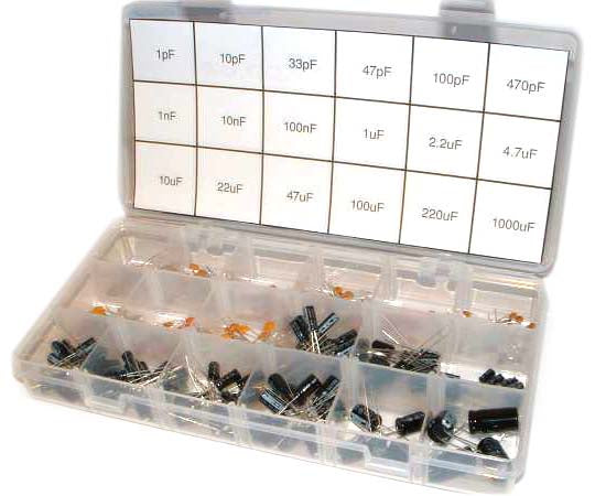Ceramic Disc Capacitor Kit - 150 Pieces with 15 Different Values - Perfect for DIY Electronics, Circuit Boards, and Repair Projects