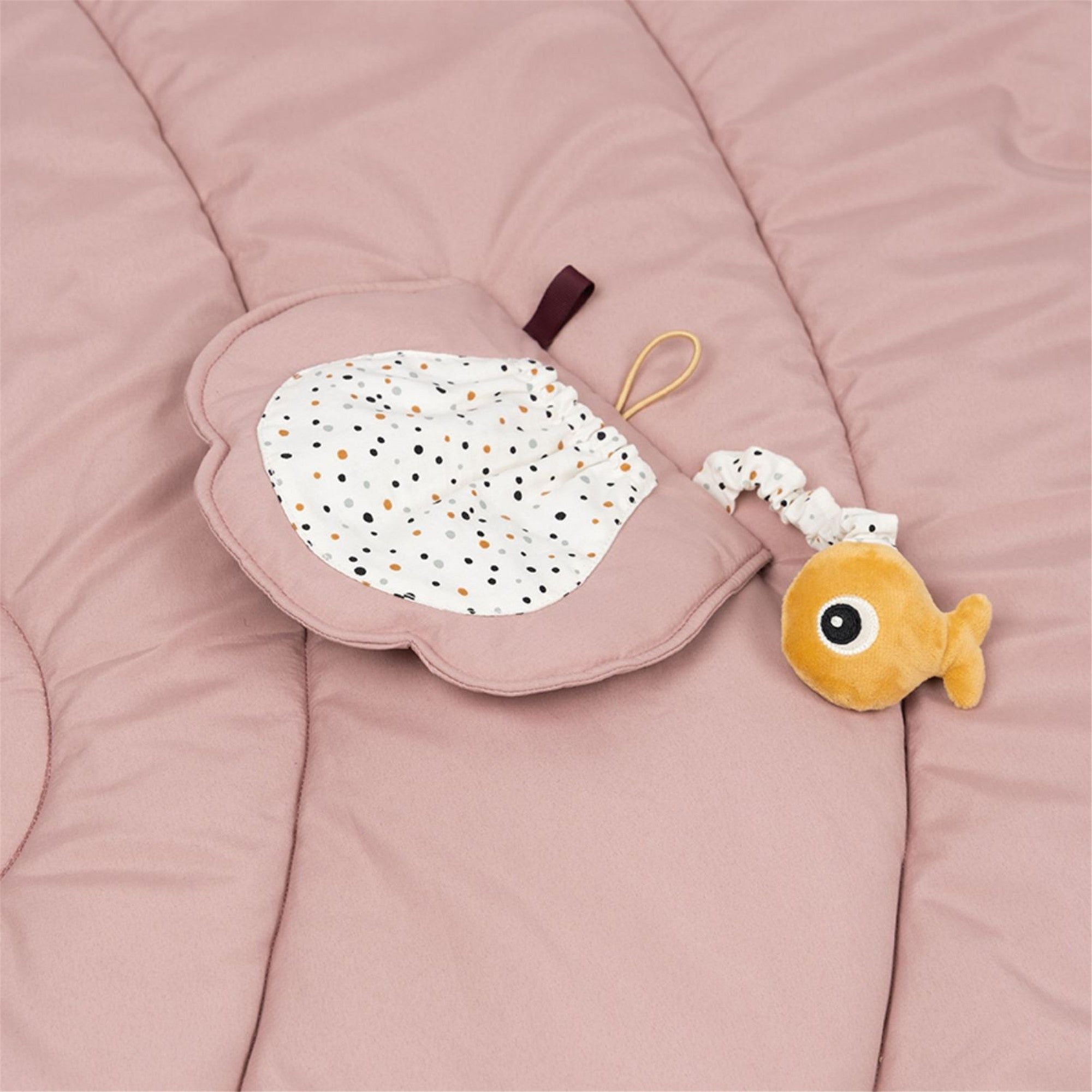 Done by Deer Activity Play Mat - Ocean Friends Theme Baby Playmat for Tummy Time & Crawling - Soft, Non-Toxic Powder-Coated Surface for Safe Playtime at Home or Daycare