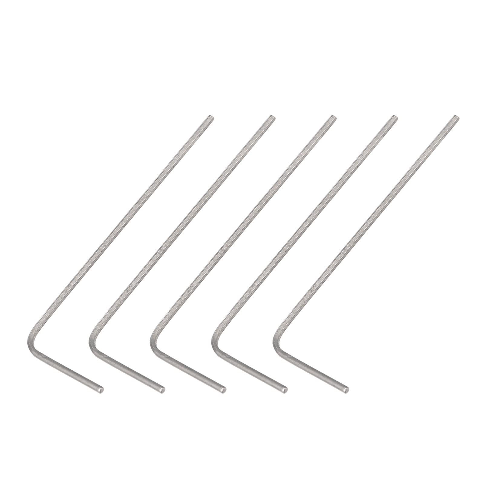 DMiotech 5 Pack 0.7mm Hex Key Wrench Set - L Shaped Long Arm CR-V Steel Allen Keys for 3D Printer Assembly, Bicycle Repair & Furniture Building - Durable Precision Tools for DIY Projects & Home Maintenance