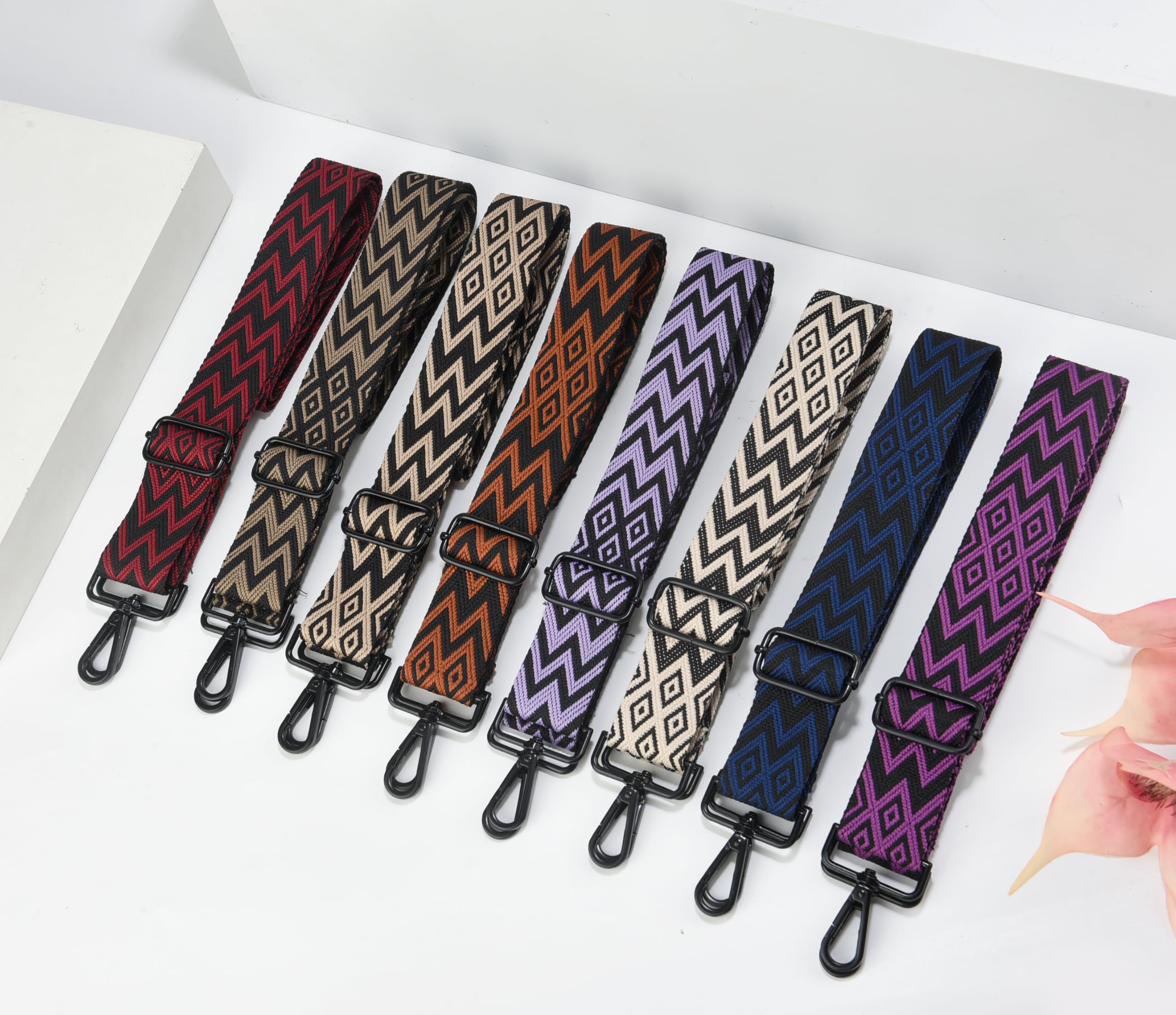 Silver Purse Strap with Metal Hardware - Adjustable Crossbody Shoulder Strap for Handbags & Purses - Perfect for Everyday Use, Travel & Fashion Accessories
