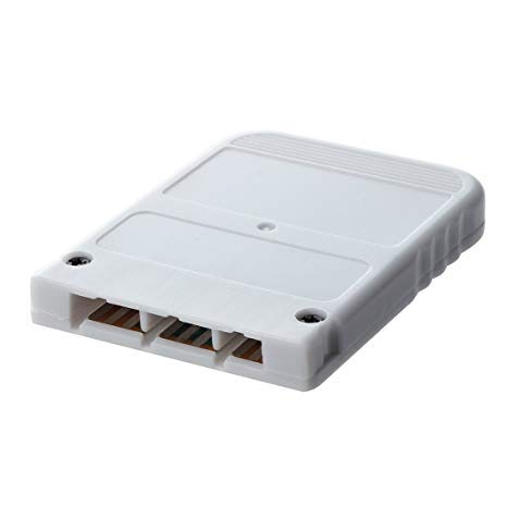 RUITROLIKER 1M Memory Card for PlayStation 1 PS1, PS2, PSX - Save Game Progress for Classic PlayStation Consoles - Perfect for Retro Gaming & Backup Storage