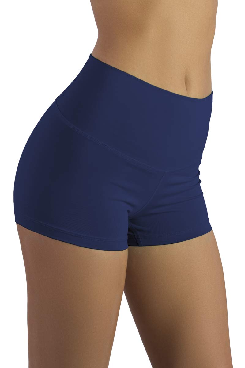 Liakada Women's High-Waisted Yoga Shorts - Breathable Dancewear for Yoga, Dance, Cheerleading & Gymnastics - Perfect for Workouts, Studio Practice & Performance Costumes