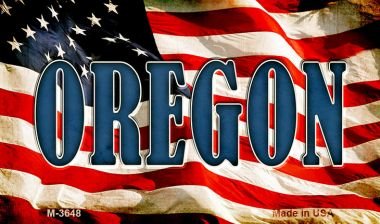 SMART BLONDE Oregon Novelty Metal Magnet M-3648 - Funny Refrigerator Magnet for Home, Office & Gifts - Perfect for Whiteboards, Lockers & DIY Crafts