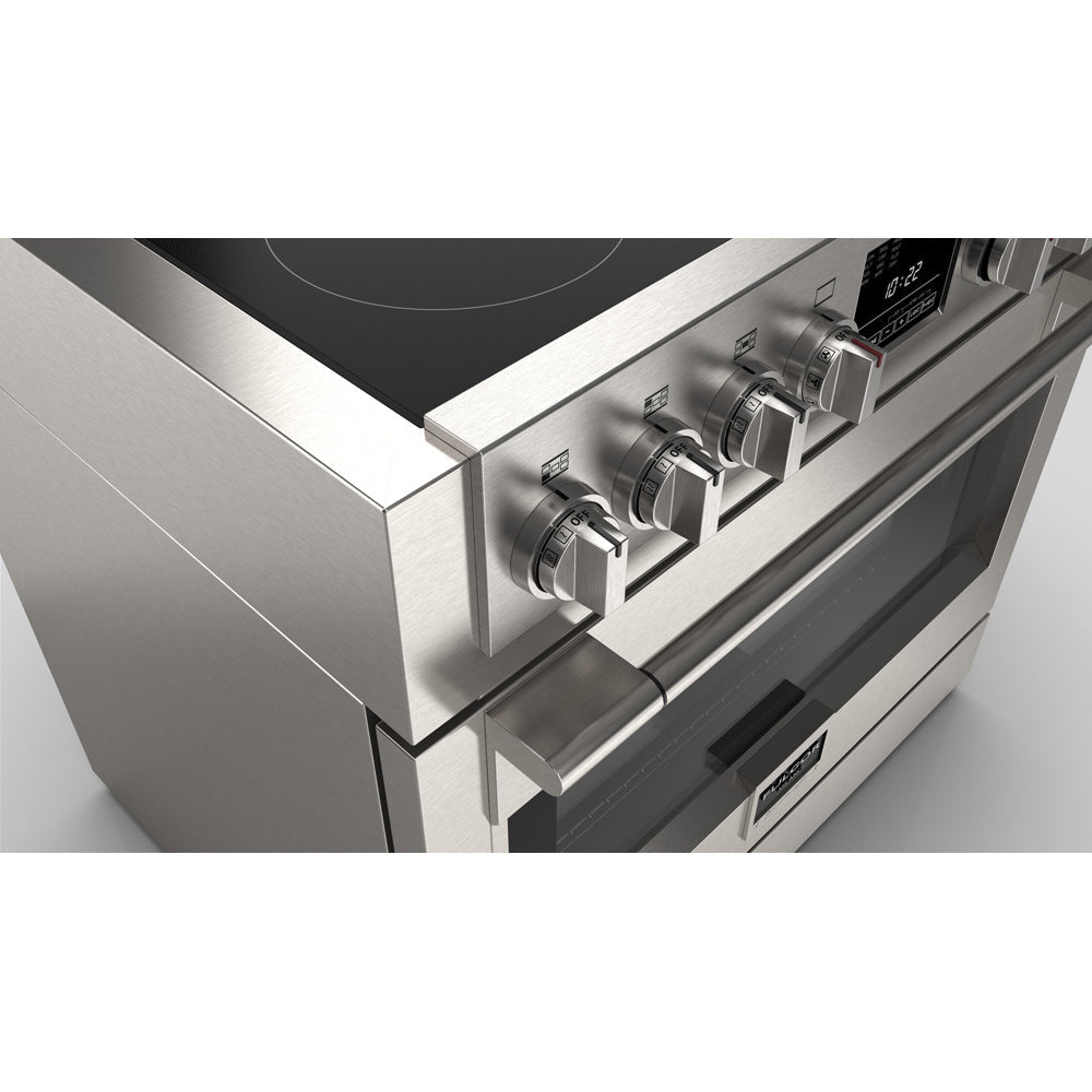 Fulgor Milano 36-Inch 600 Series Stainless Steel All-Electric Induction Range (Model F6PIR365S1) - Perfect for Modern Kitchens & Professional Chefs