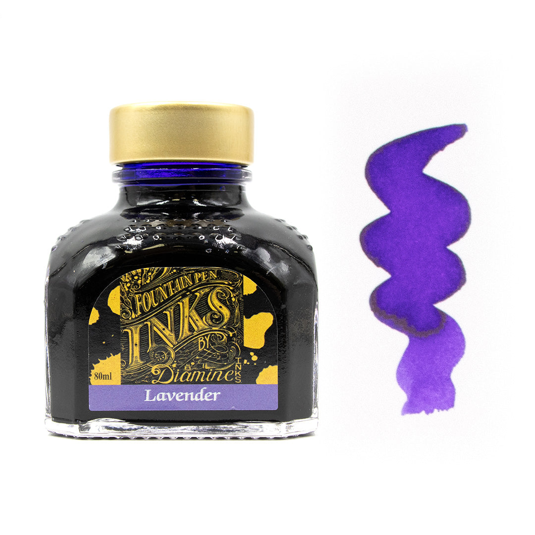Premium Diamine Ink Bottle 80ml - Vibrant Fountain Pen Ink for Calligraphy, Journaling & Artistic Writing - Smooth Flow & Rich Colors