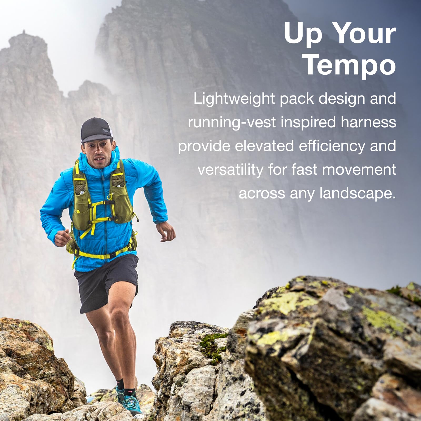 Osprey Talon Velocity 20L Men's Hiking Backpack - Lightweight Daypack for Outdoor Adventures, Dark Charcoal/Tumbleweed, S/M - Perfect for Hiking, Camping & Travel