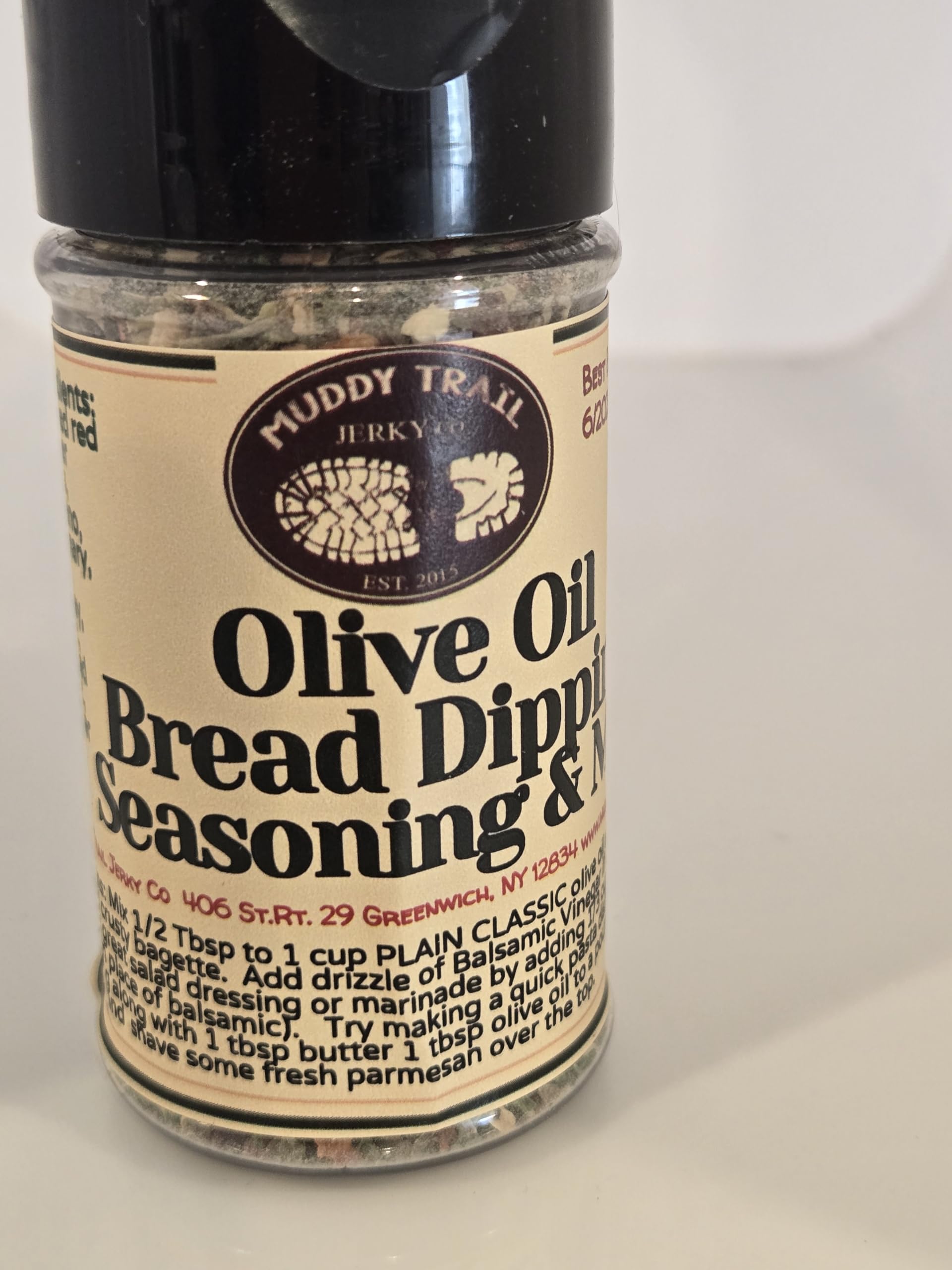 Premium Olive Oil Bread Dipping Seasoning - Italian Herb Blend in Convenient Shaker Jar - Perfect for Restaurants, Dinner Parties & Home Cooking