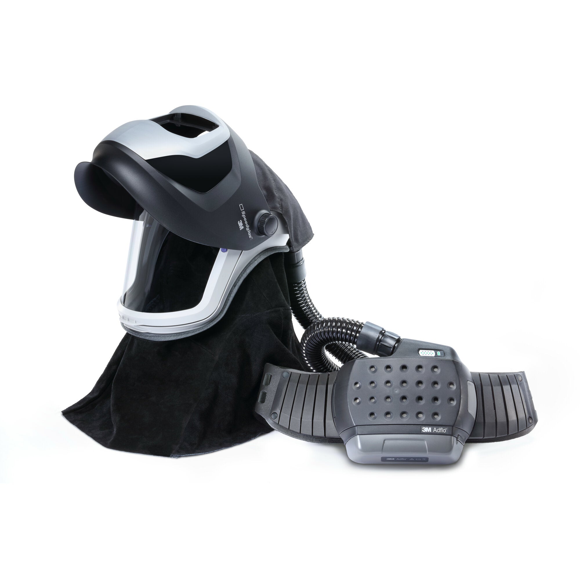 3M Adflo PAPR & Versaflo M Series Welding Helmet Kit with Speedglas Shield - Respiratory Protection for Industrial Welding & Metalwork