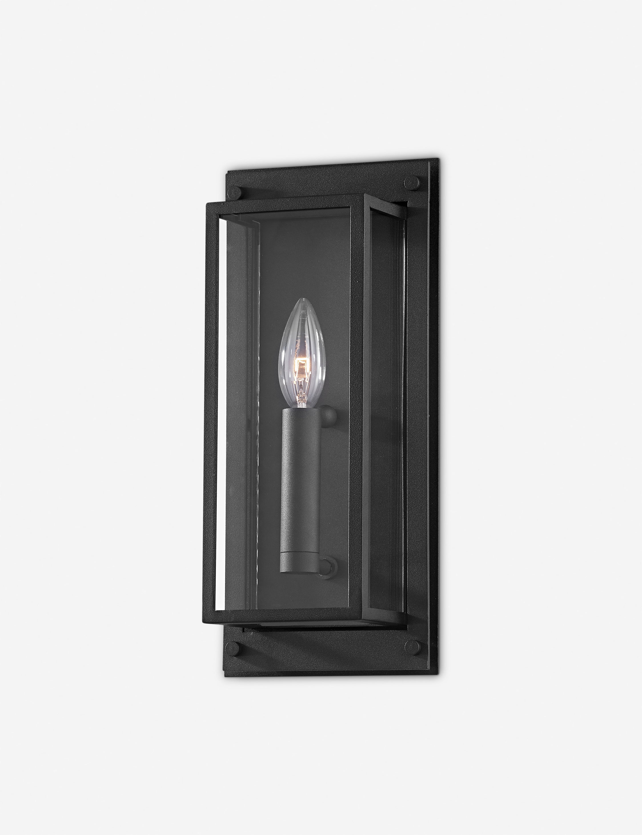 Cliburn Outdoor Wall Sconce Light Fixture - Weatherproof Exterior Lighting for Patio, Porch, Garden & Entryway - Elegant Outdoor Wall Lamp with Durable Metal Construction