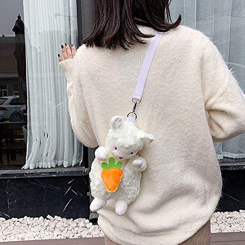 Cute Plush Mini Crossbody Bag for Women & Girls - Adorable Animal Shape Small Shoulder Purse, Doll Phone Bag for Daily Use, Parties & Gifts