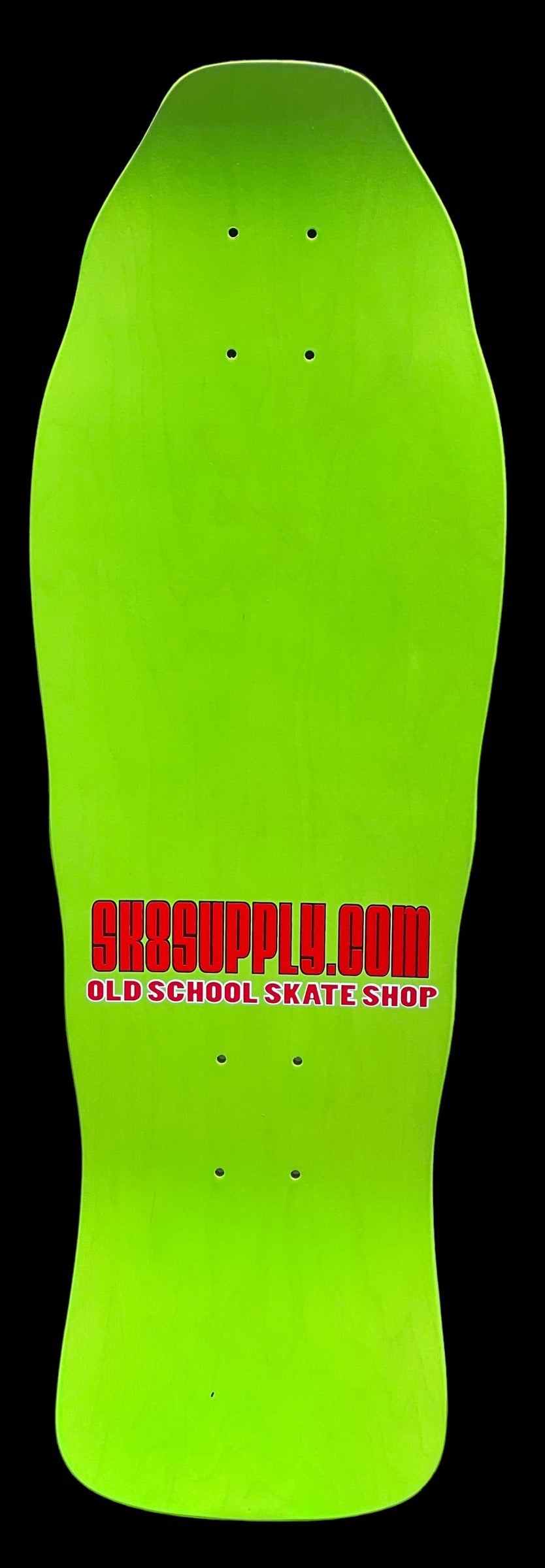 Signed GLOW IN THE DARK SK8supply Jimmy Acosta Skateboard Deck - Green | Collectible Limited Edition Skateboard for Night Riding & Display
