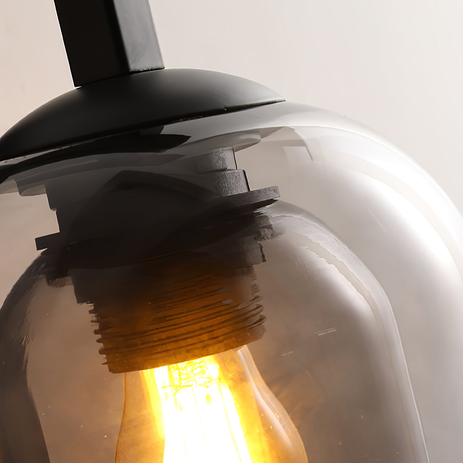 Modern Glass Tubular Wall Lamp - Sleek LED Sconce Lighting for Bedroom, Living Room & Hallway - Energy Efficient Indoor Wall Light Fixture