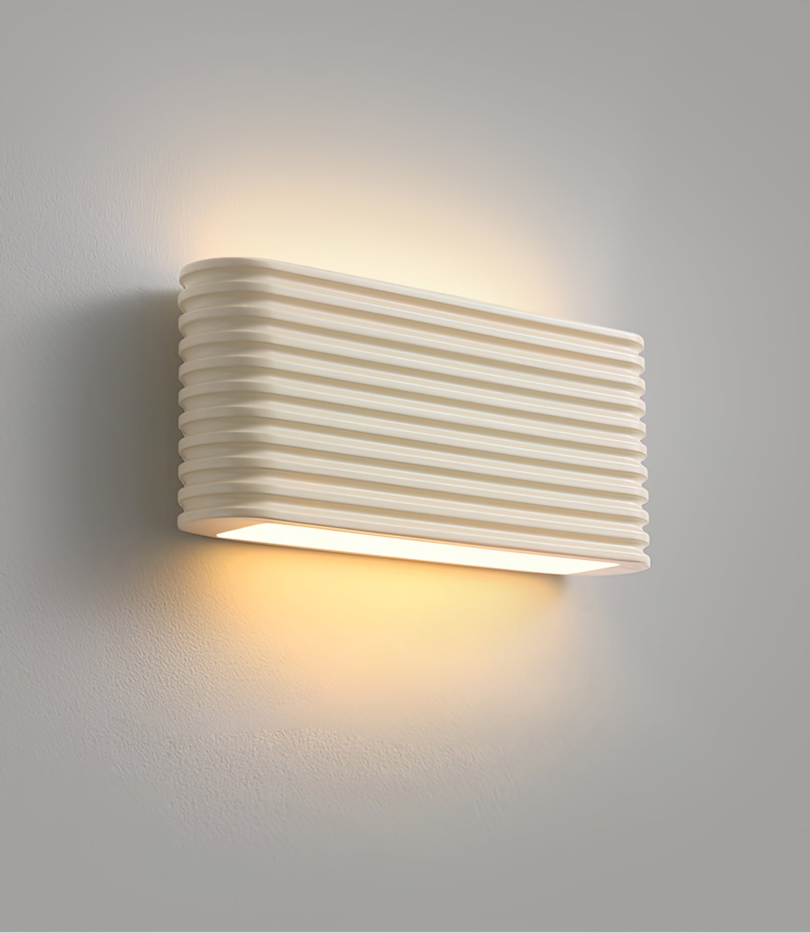 Modern Dresscode Wall Sconce Light Fixture - Plug-in or Hardwired Indoor/Outdoor Wall Lighting for Living Room, Bedroom, Patio & Hallway