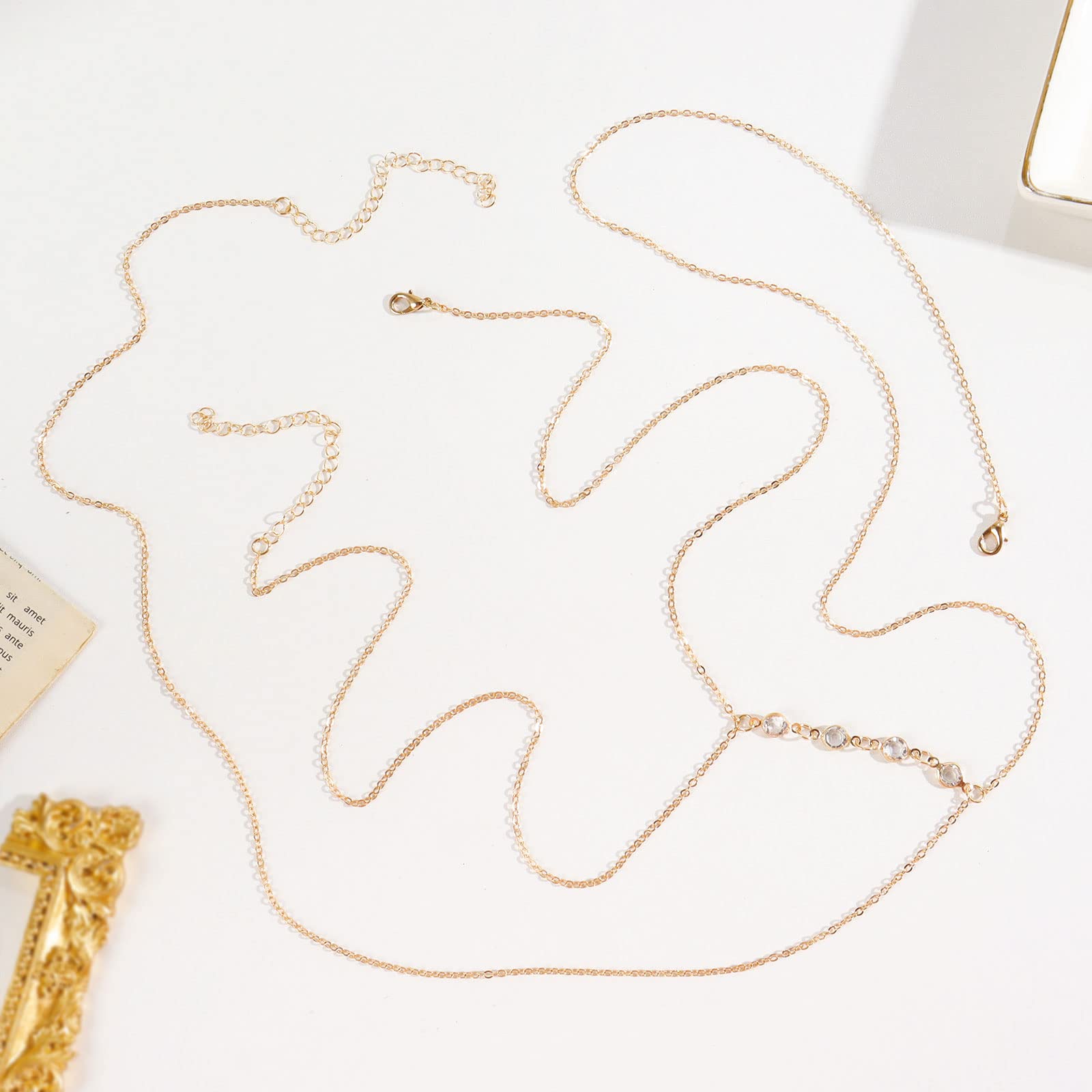 Stylish Women's Body Jewelry - Fashionable Bikini Chain Necklace for Beach, Summer & Holiday Wear | Perfect for Pool Parties, Vacations & Boho Outfits
