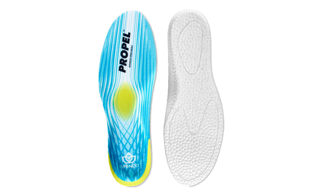 Spenceo Propel Performance Insoles - Arch Support & Cushioning for Running, Walking & Standing All Day - Comfortable Orthotic Shoe Inserts for Men & Women