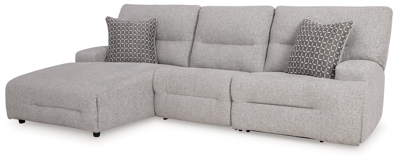 Acklen Place Power Reclining Sectional Sofa with USB Chargers - Modern L-Shaped Recliner Couch for Living Room, Home Theater & Family Gatherings