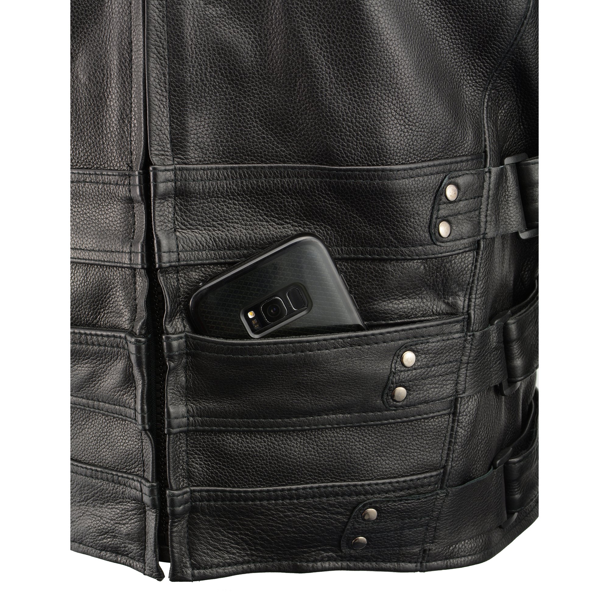Milwaukee Men's SWAT Tactical Jacket with Triple Belt System - Durable, Water-Resistant Work Jacket for Outdoor, Hunting & Construction (Black, Large) | Ideal for Security, Law Enforcement & Heavy Duty Work