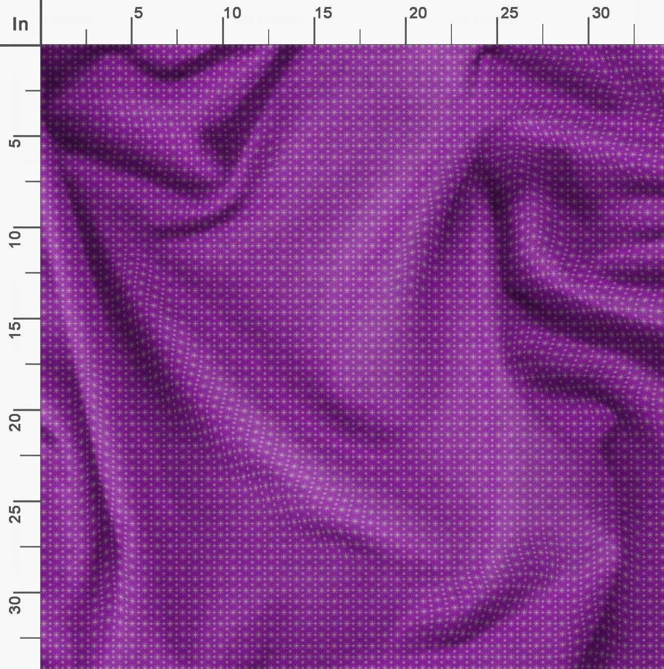 Soimoi Moss Georgette Purple Fabric by The Yard - 42 Inch Wide Geometric Star Printed Polyester Chiffon Material for Dresses, Scarves & Home Decor | Cosmic Bohemian Style DIY Fashion Fabric