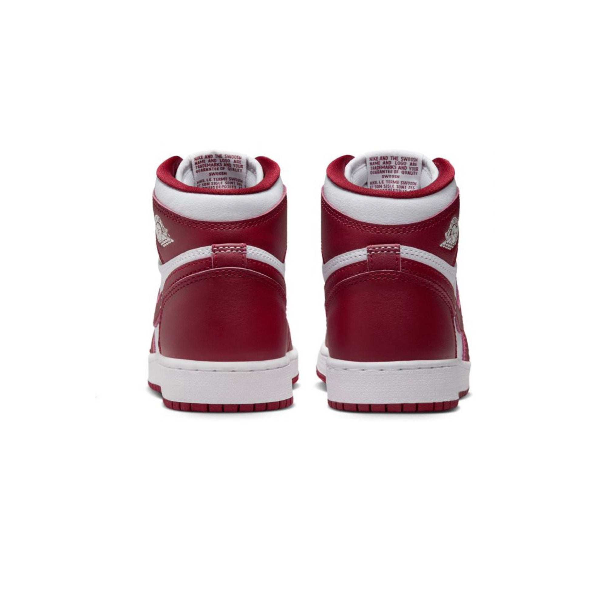 Air Jordan 1 Retro High OG Artisanal 'Team Red' GS Sneakers (2024) - Classic Basketball Shoes for Women & Girls - Perfect for Streetwear, Sports & Casual Fashion
