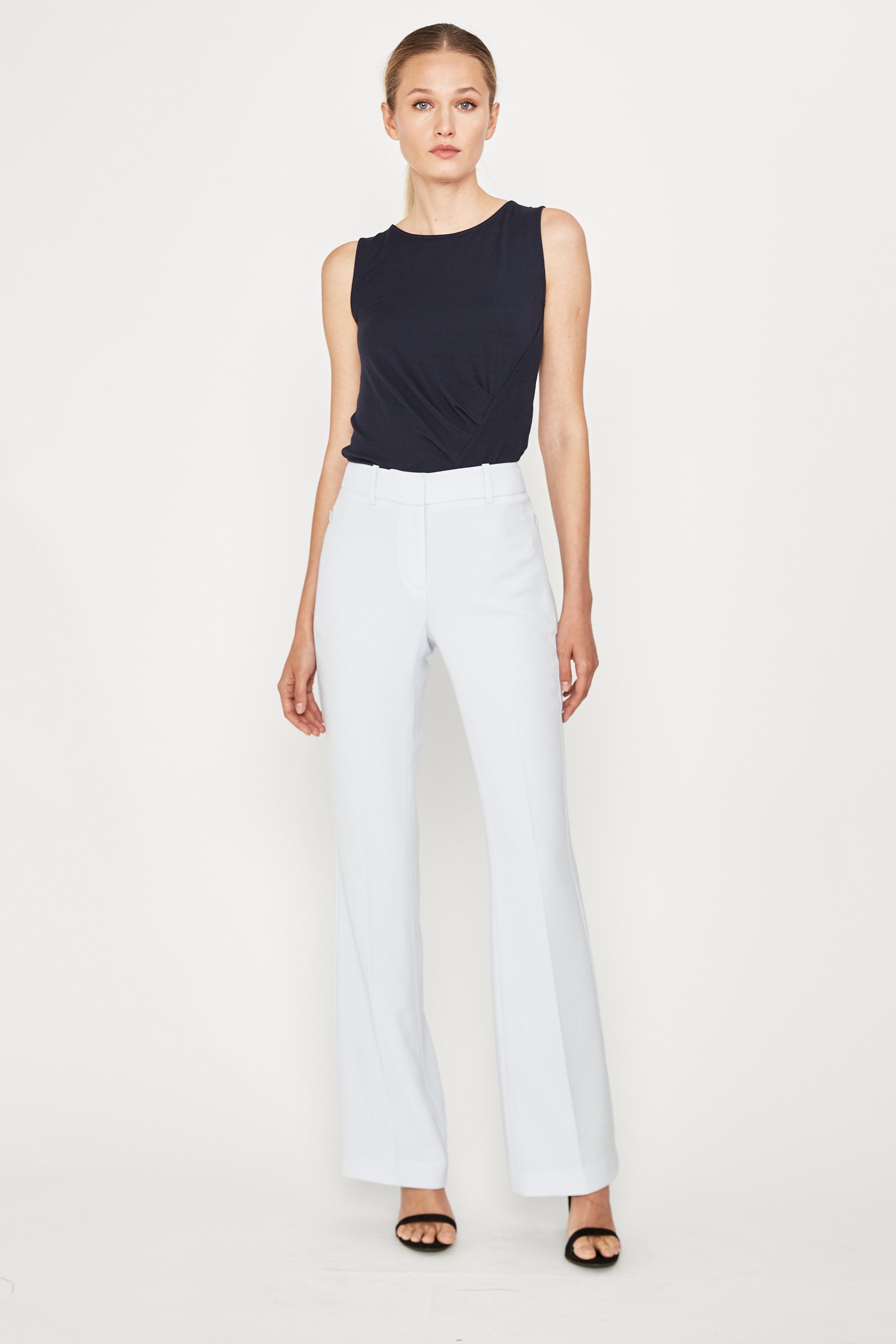 Stylish Fit & Flare Pants for Women - High Waisted Bootcut Trousers for Work & Casual Wear | Perfect for Office, Date Night & Everyday Outfits