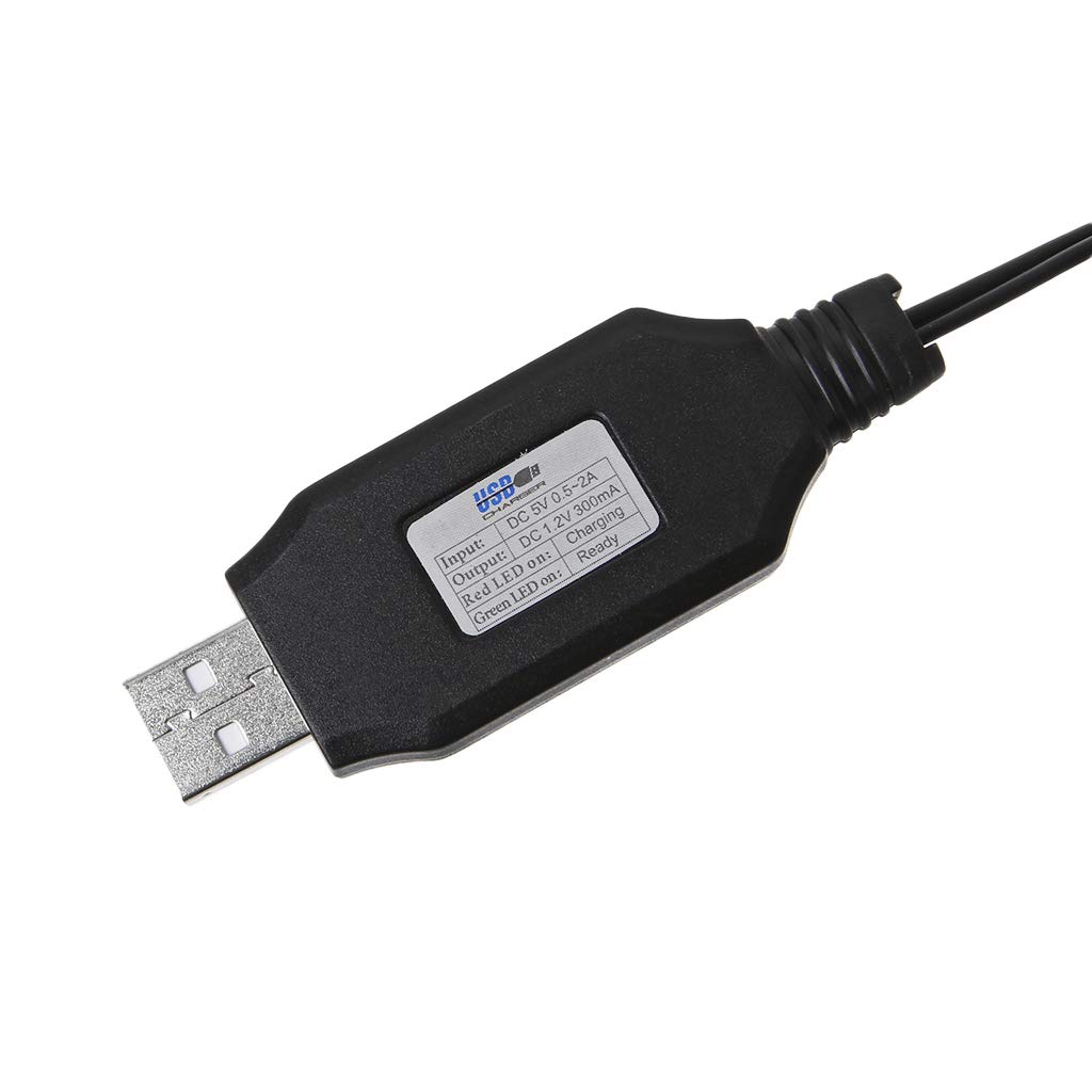 Angwang RC Car USB to Glow Plug Charging Cable - Glow Plug Starter Igniter Battery Charger Adapter for RC Cars - Perfect for Remote Control Car Enthusiasts & Hobbyists
